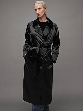Allsaints Elltee Toni Trench - Black