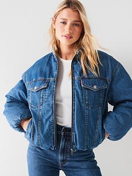 Levi'S 90S Padded Trucker Denim Jacket - Plushy