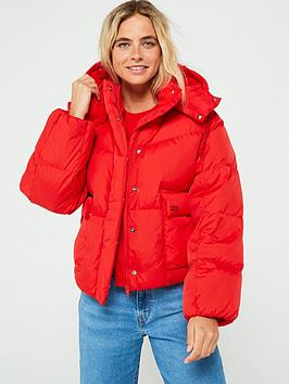 Levi'S Western Bubble Jacket - Flame Scarlet