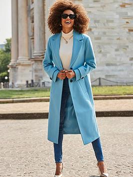 Sosandar Dropped Shoulder Relaxed Formal Coat