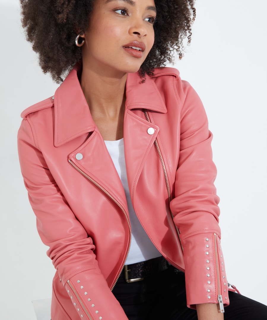 Joe Browns Rosalie Leather Jacket , Size 16