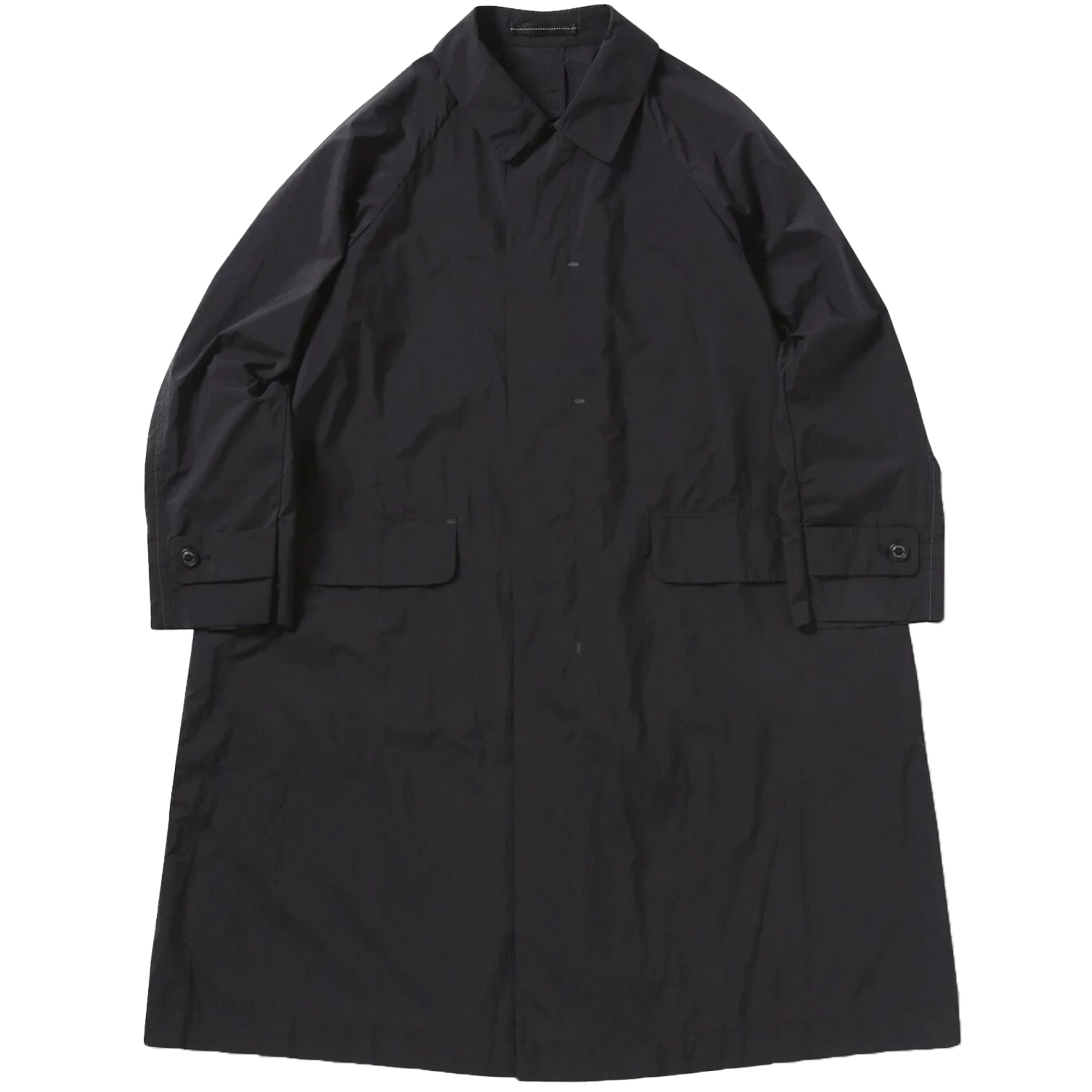 Water Repellant Light Coat - Black