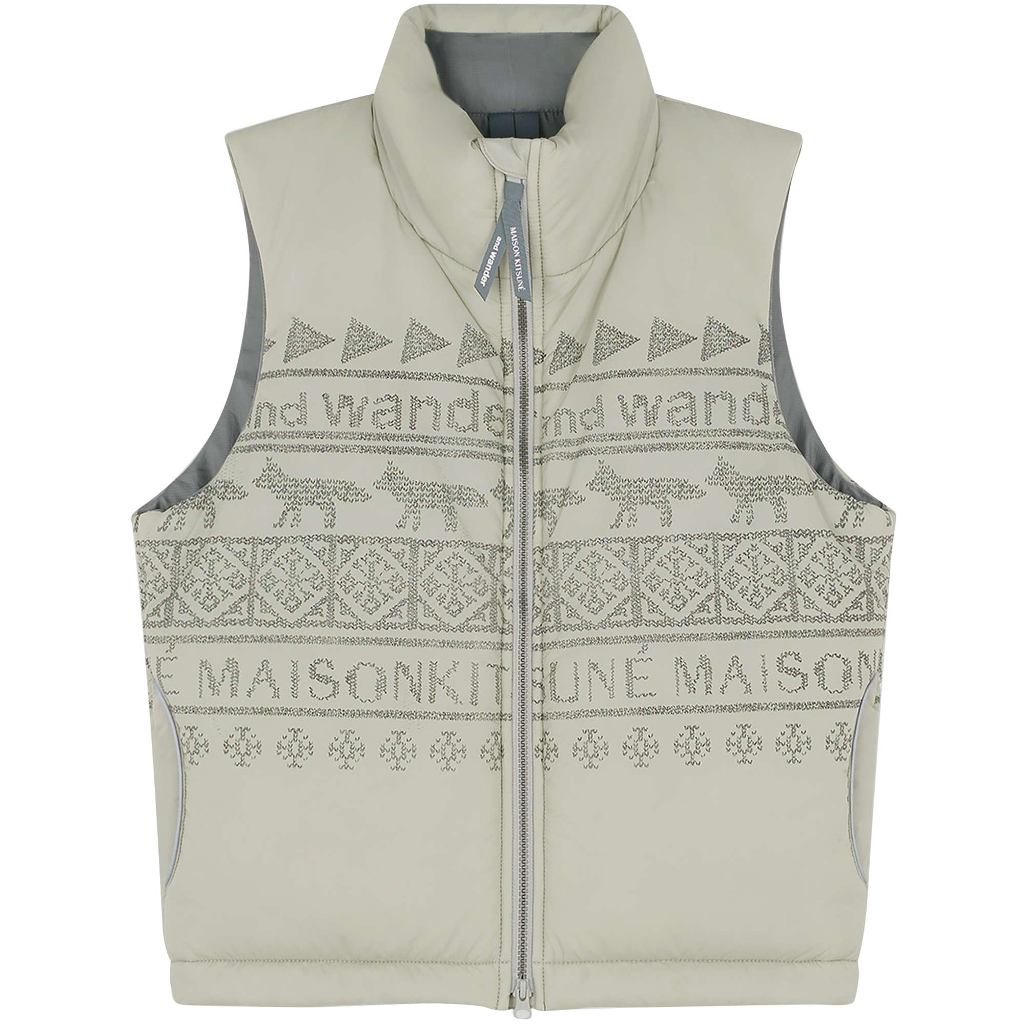x Maison Kitsuné Nordic Insulation Vest - Beige