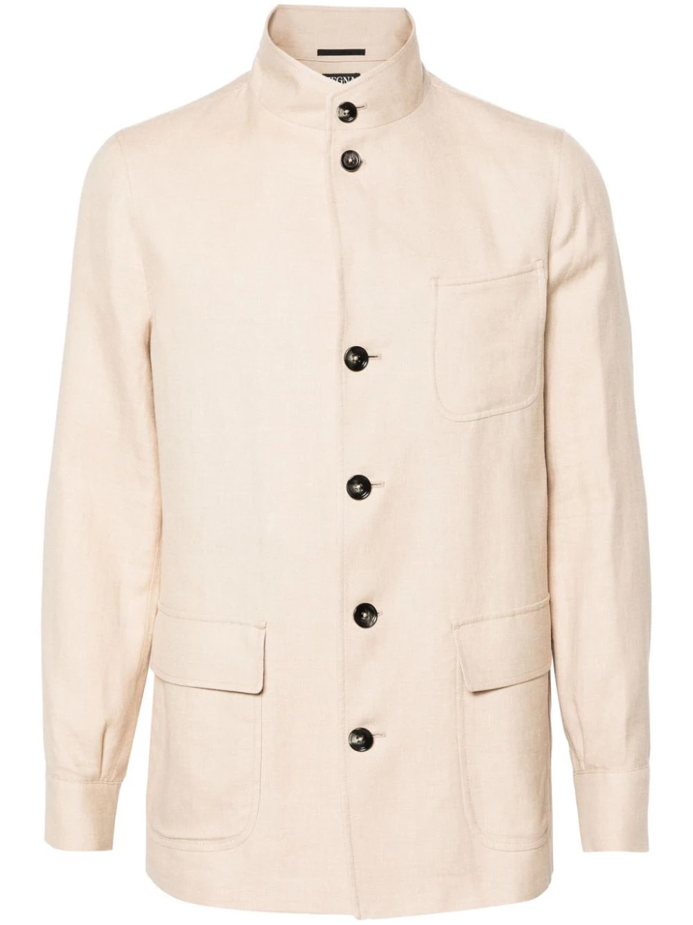 Zegna Linen-Blend Shirt Jacket (pa_size1: 52)