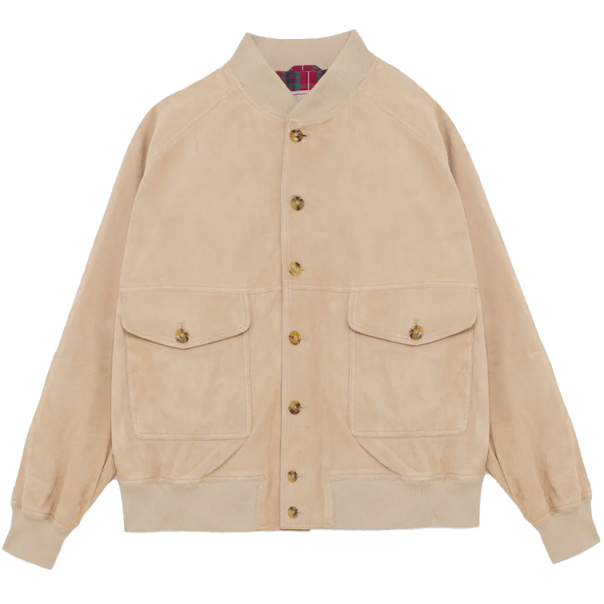Shawl Collar Bomber Jacket - Sandstone