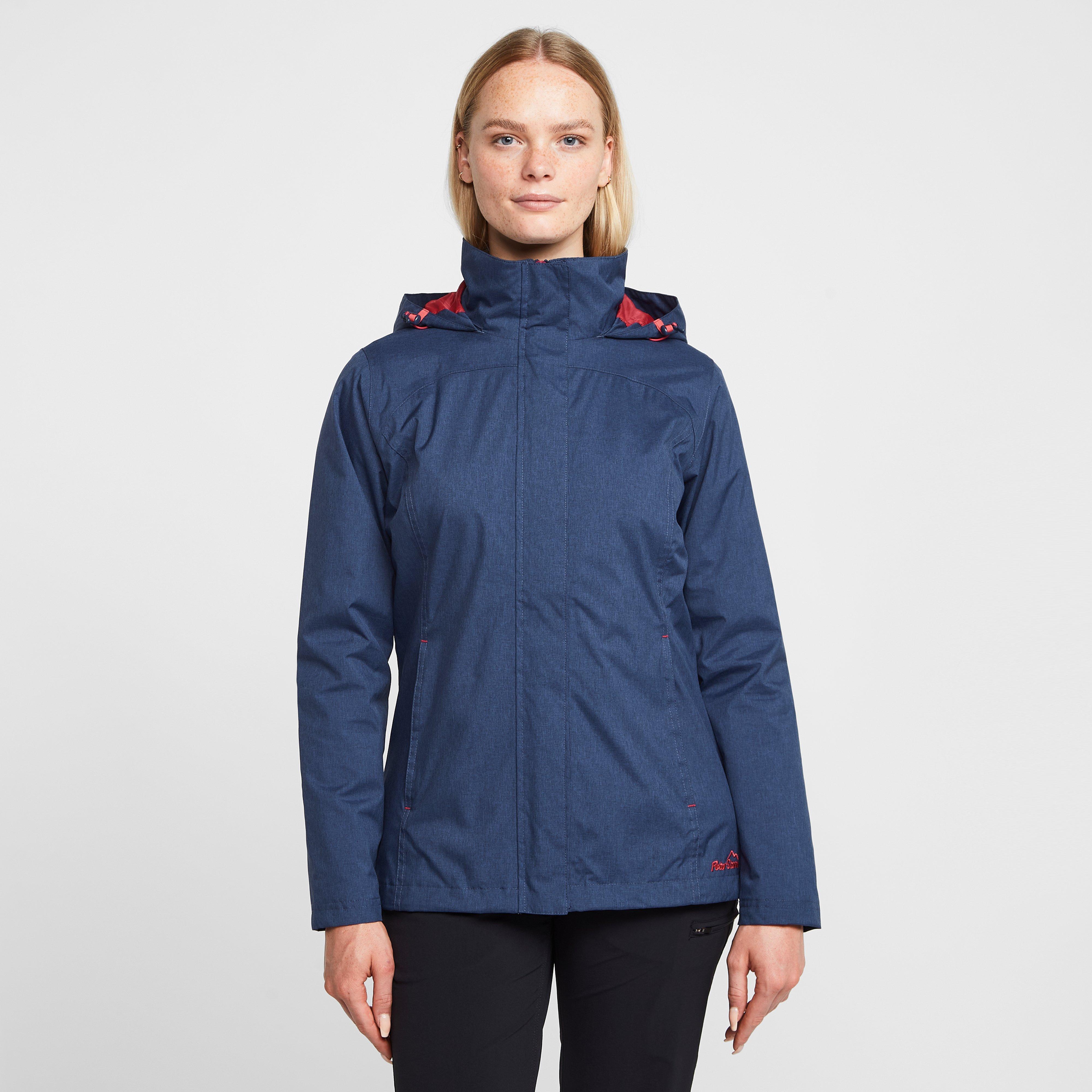Peter Storm Women's Glide Marl Waterproof Jacket - Navy, Navy
