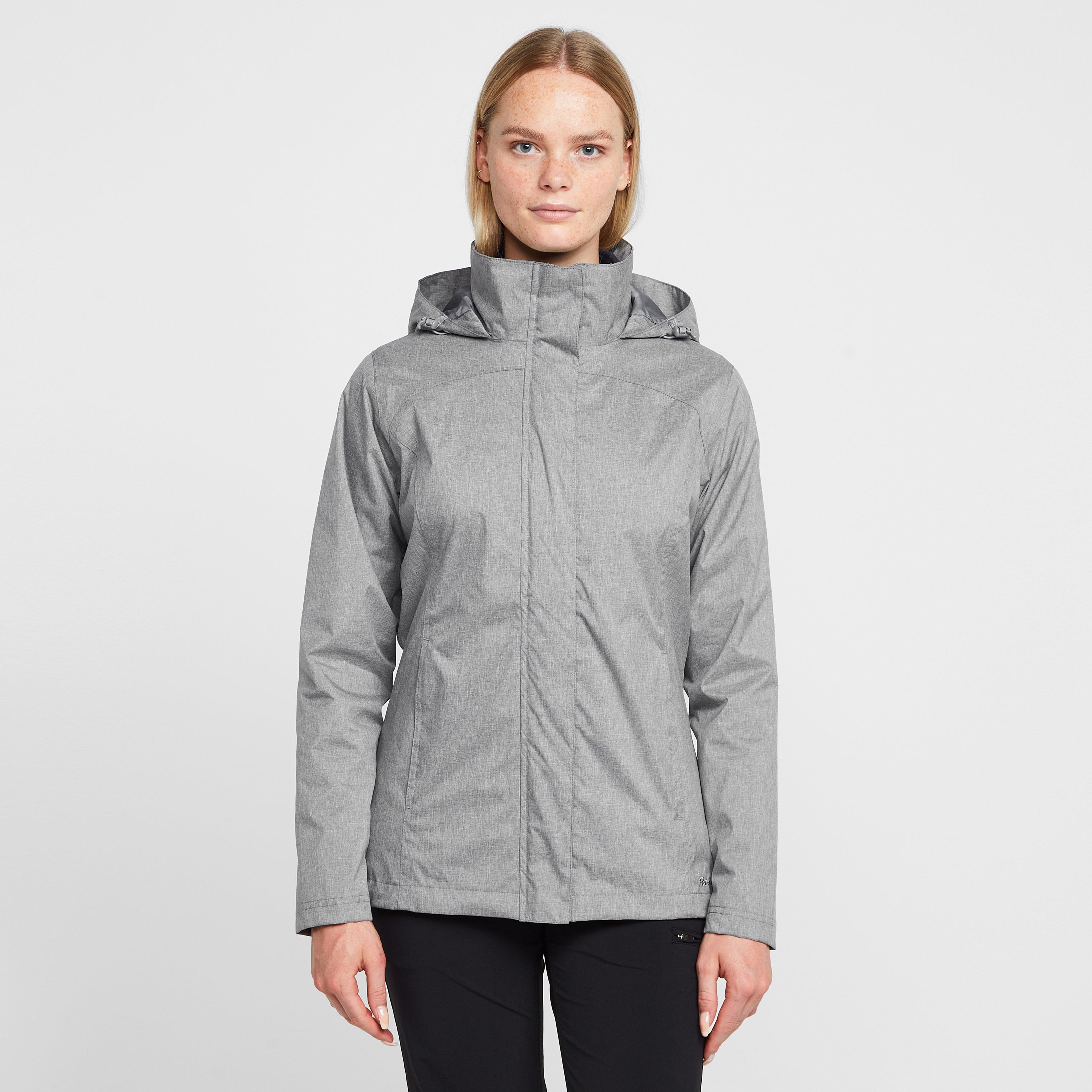 Peter Storm Women's Glide Marl Waterproof Jacket - Grey, Grey