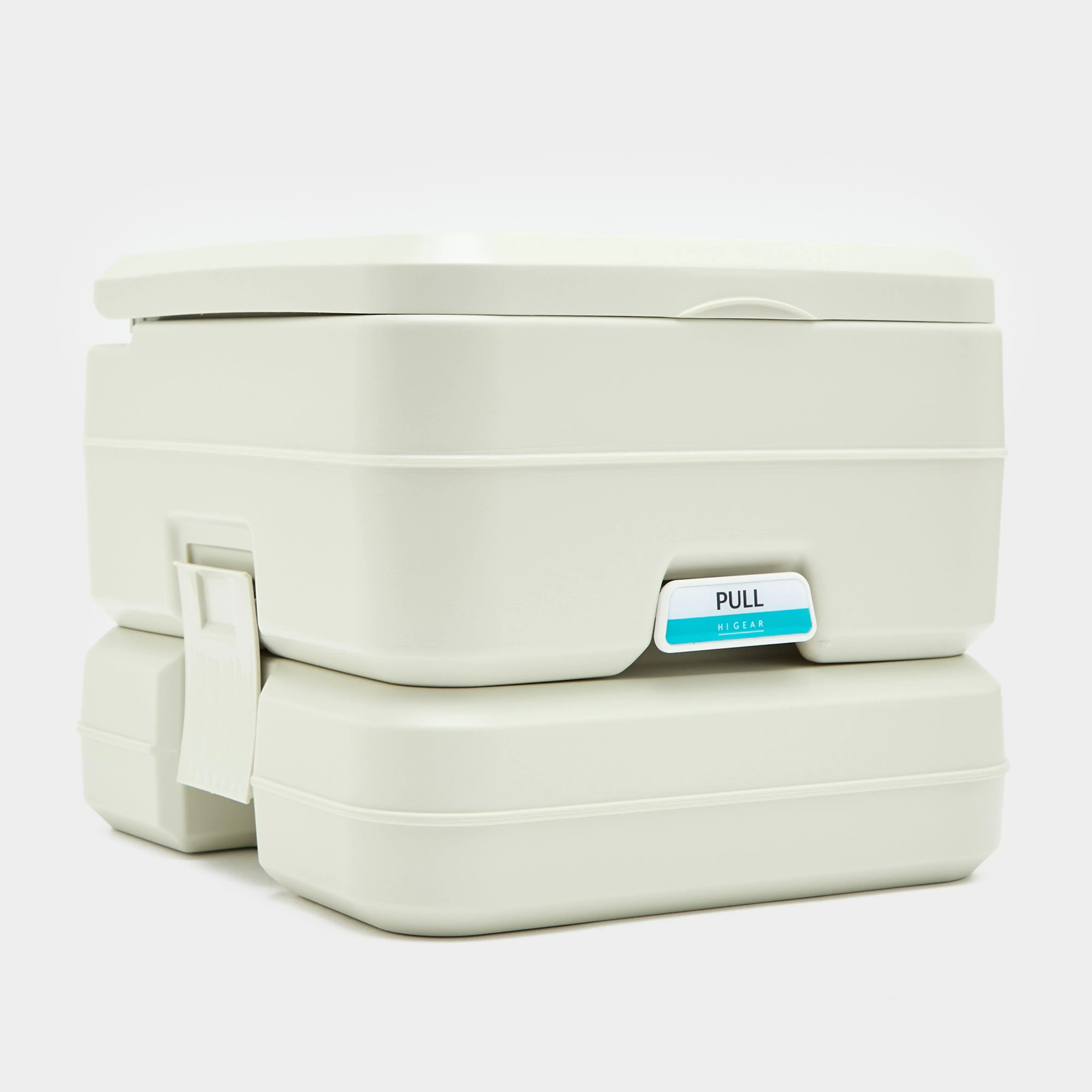 Hi-Gear Portable Flush Toilet - White, WHITE