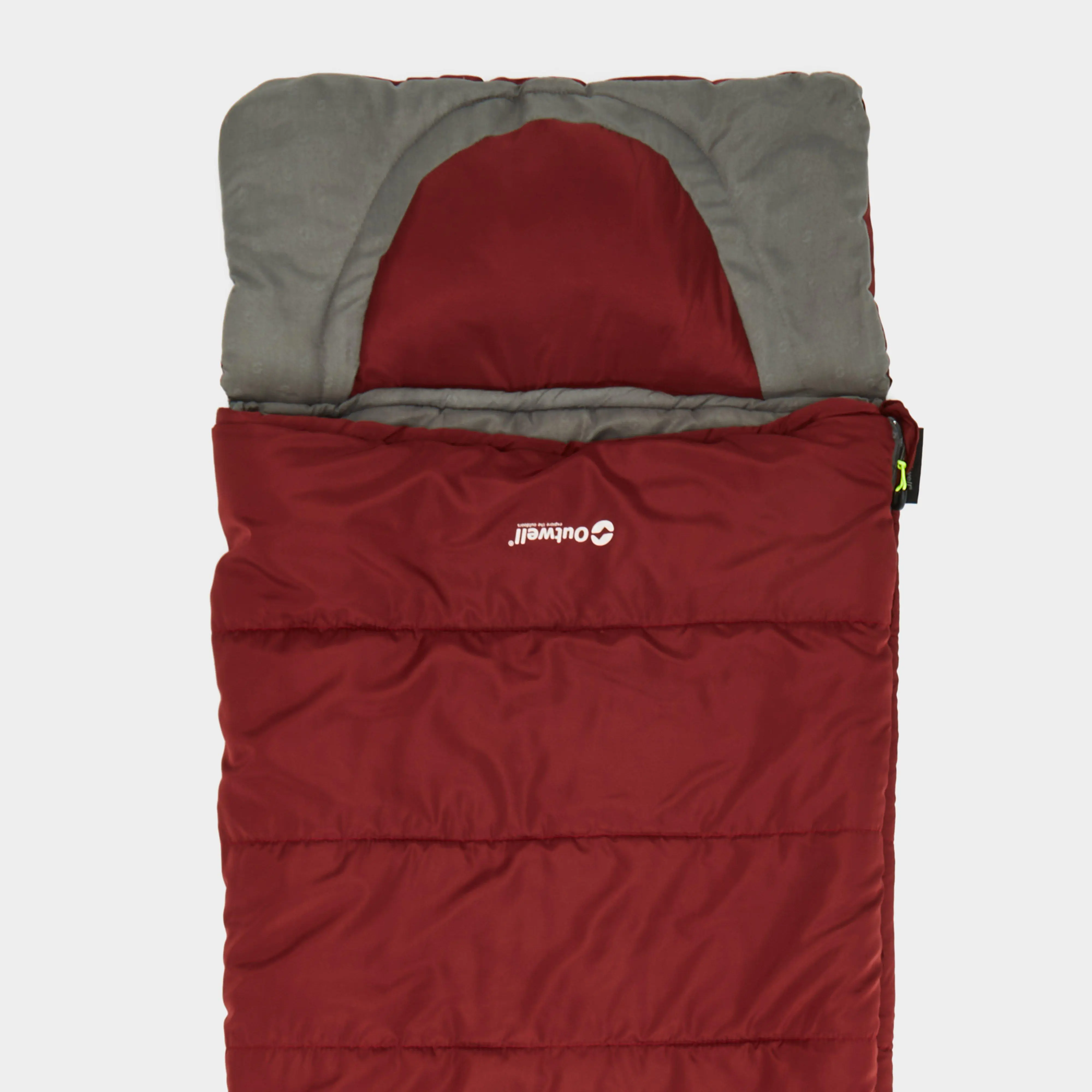 Outwell Contour Junior Sleeping Bag - Red, RED