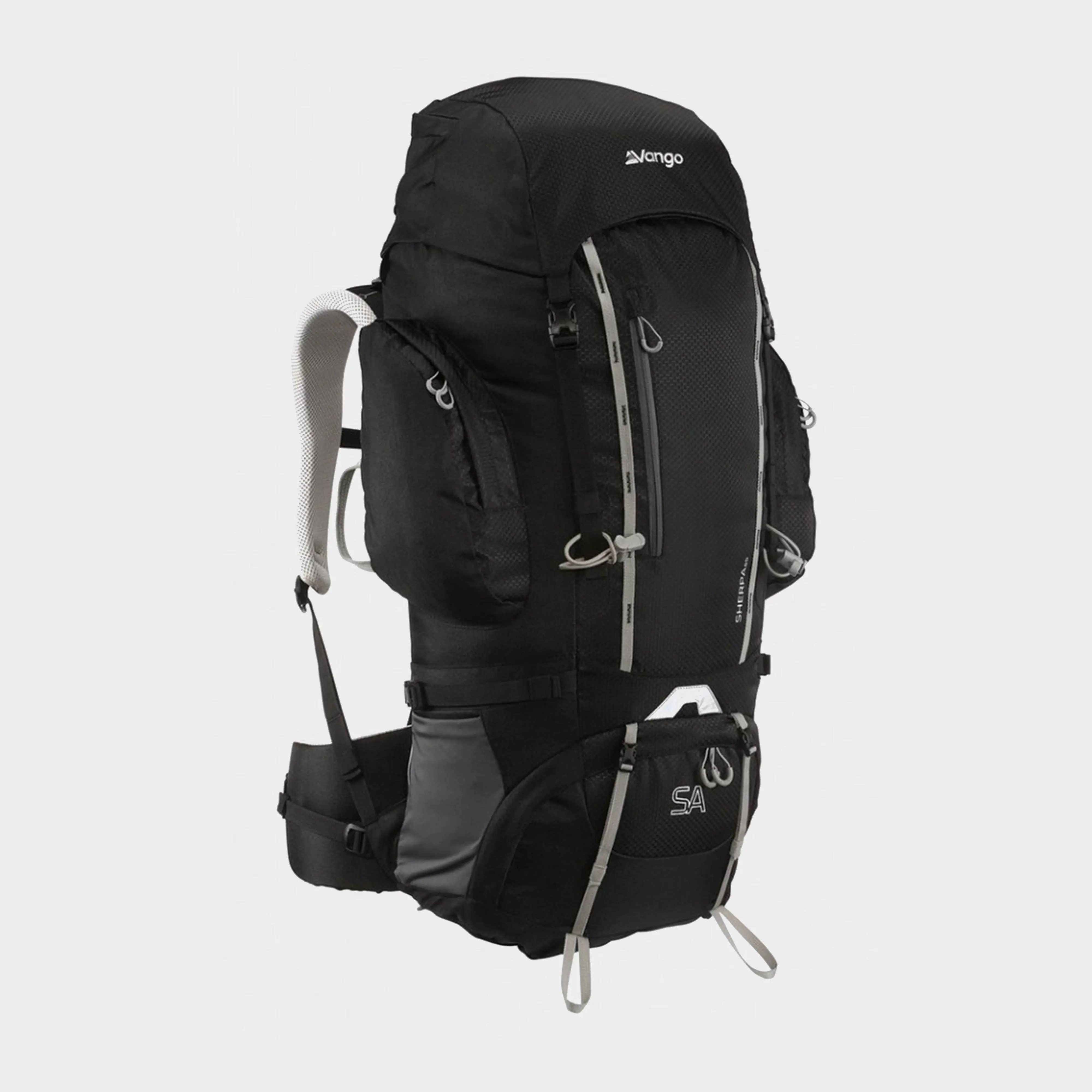 Vango Sherpa 65 Rucksack - Black, Black