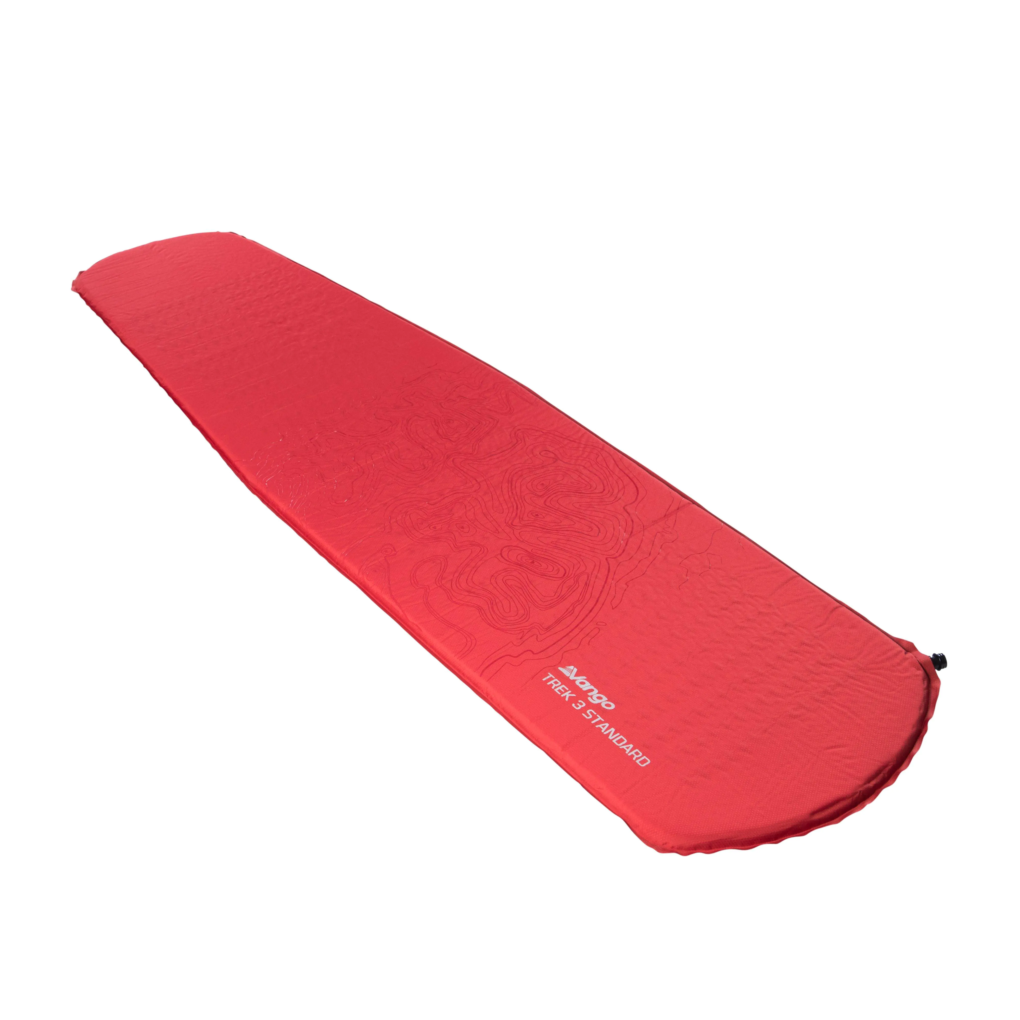 Vango Trek Compact Self-Inflating Mat - Red, Red