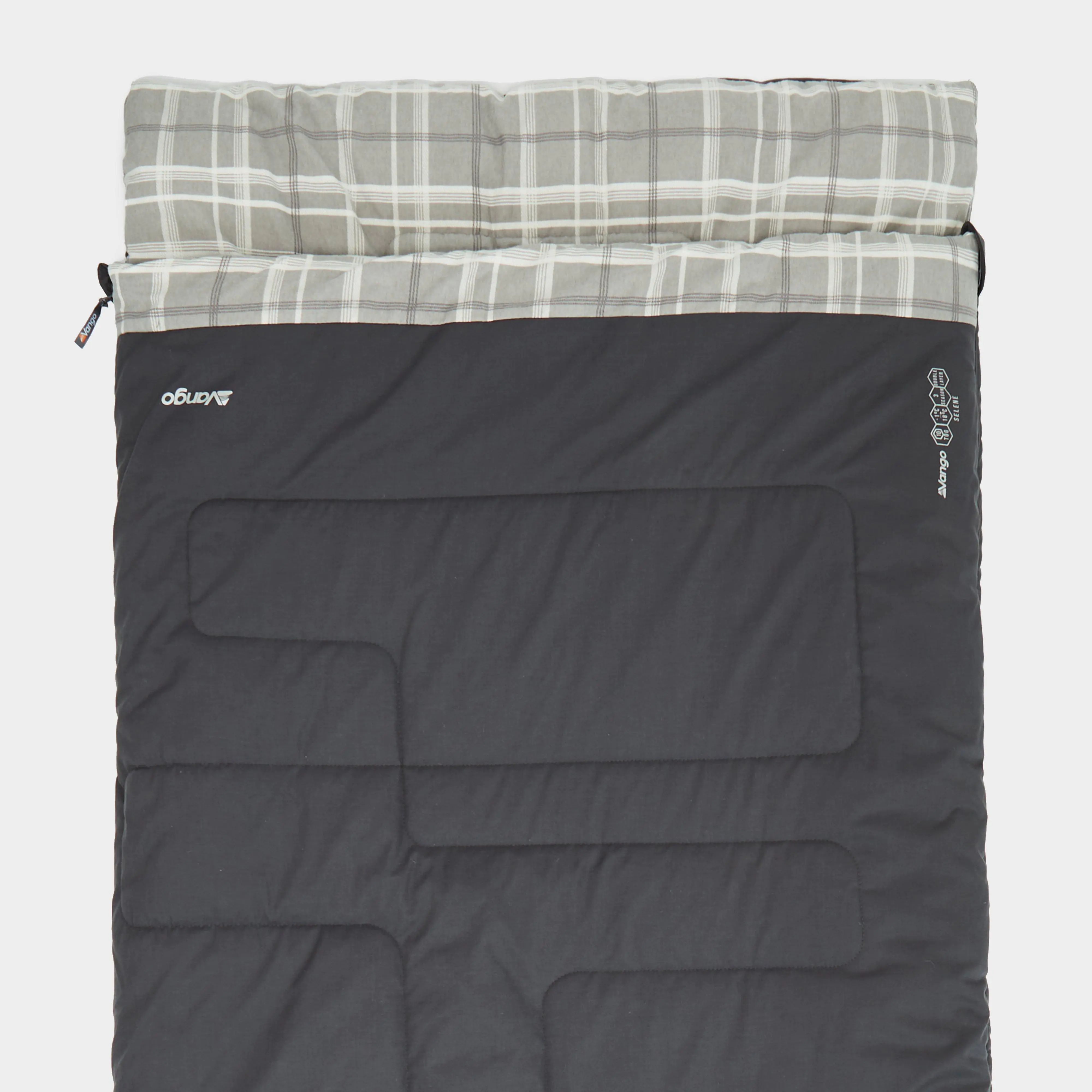 Vango Selene Kingsize Single Sleeping Bag - Grey, Grey