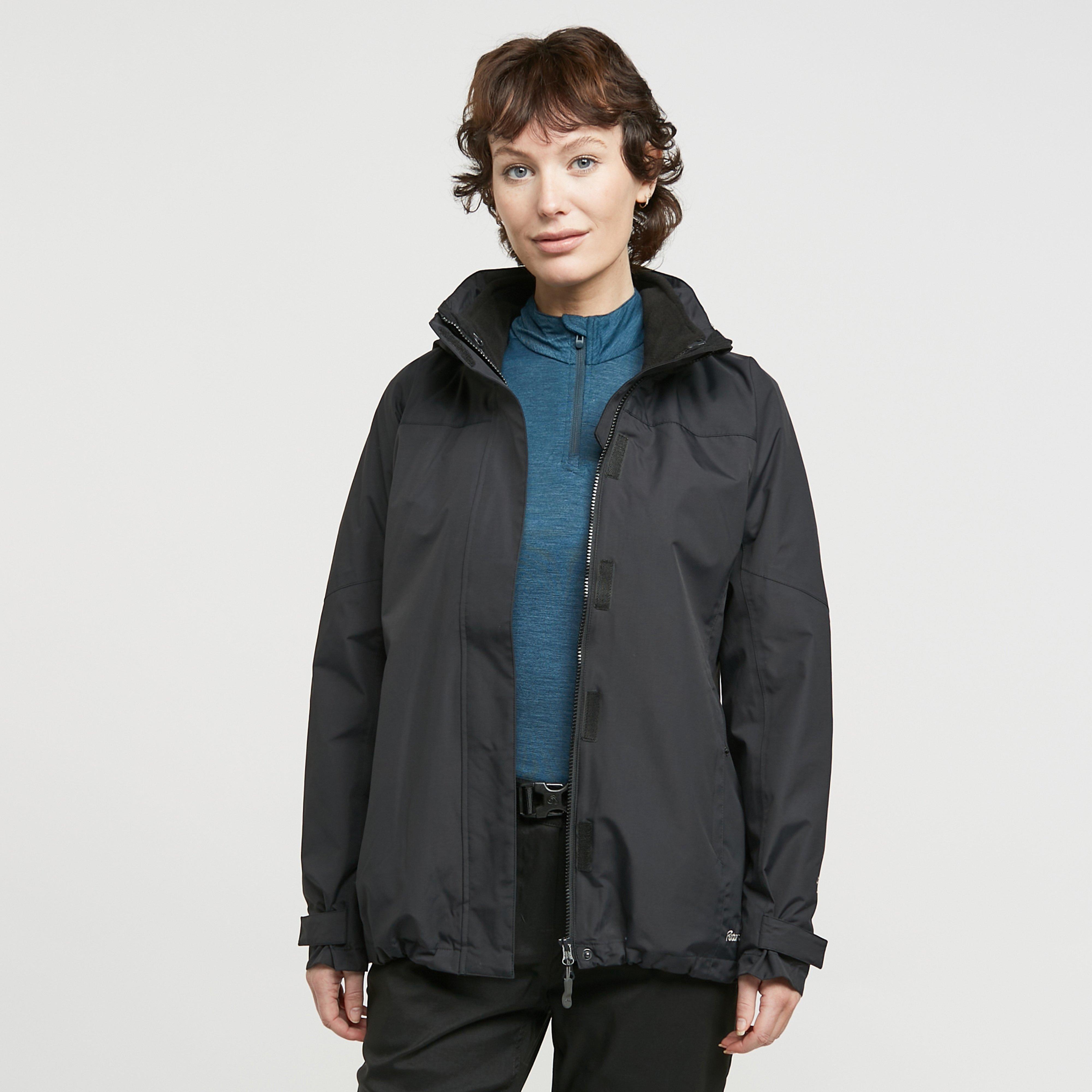 Peter Storm Women's Lakeside 3 In 1 Jacket - Black, Black