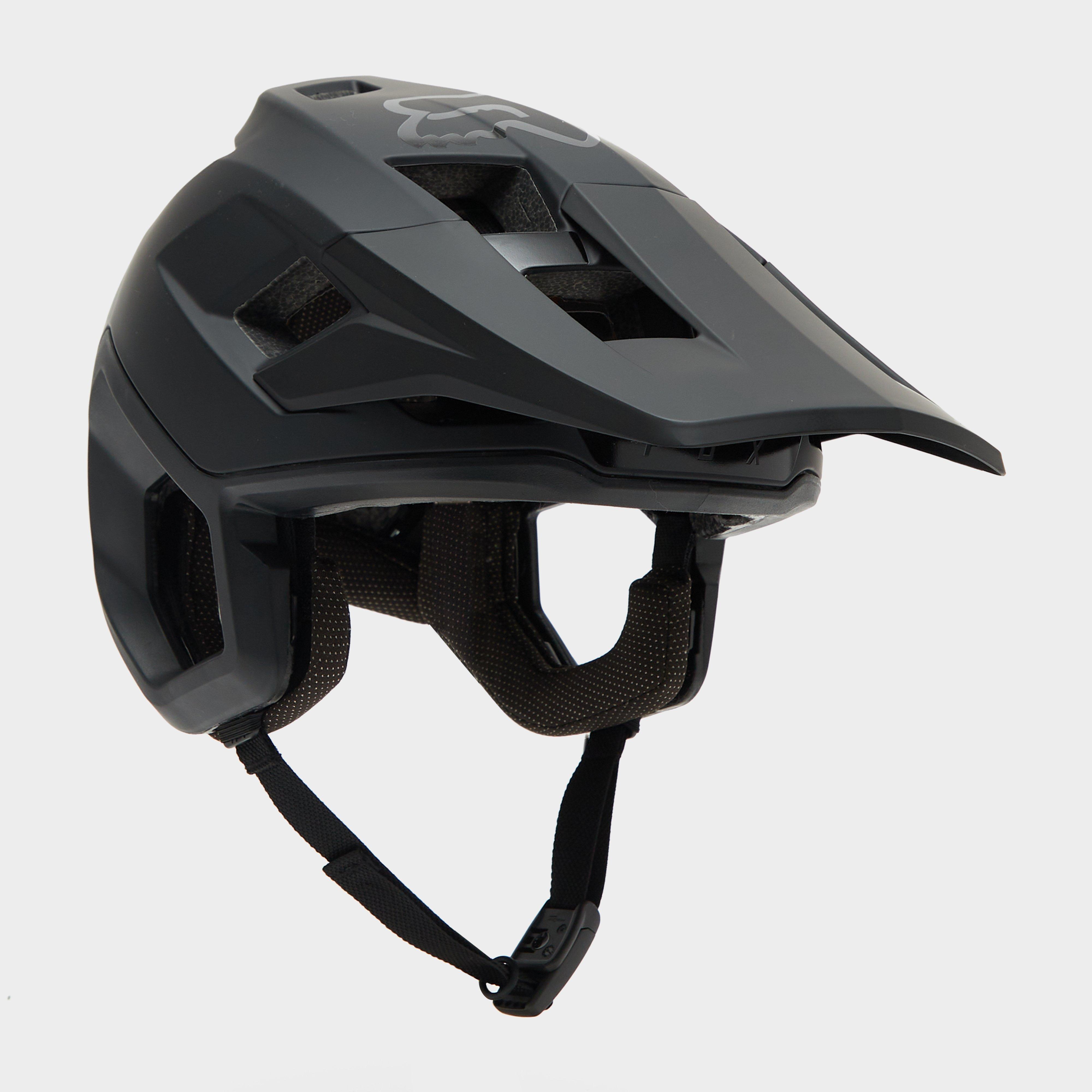 Fox Dropframe Pro Run Helmet - Black, Black