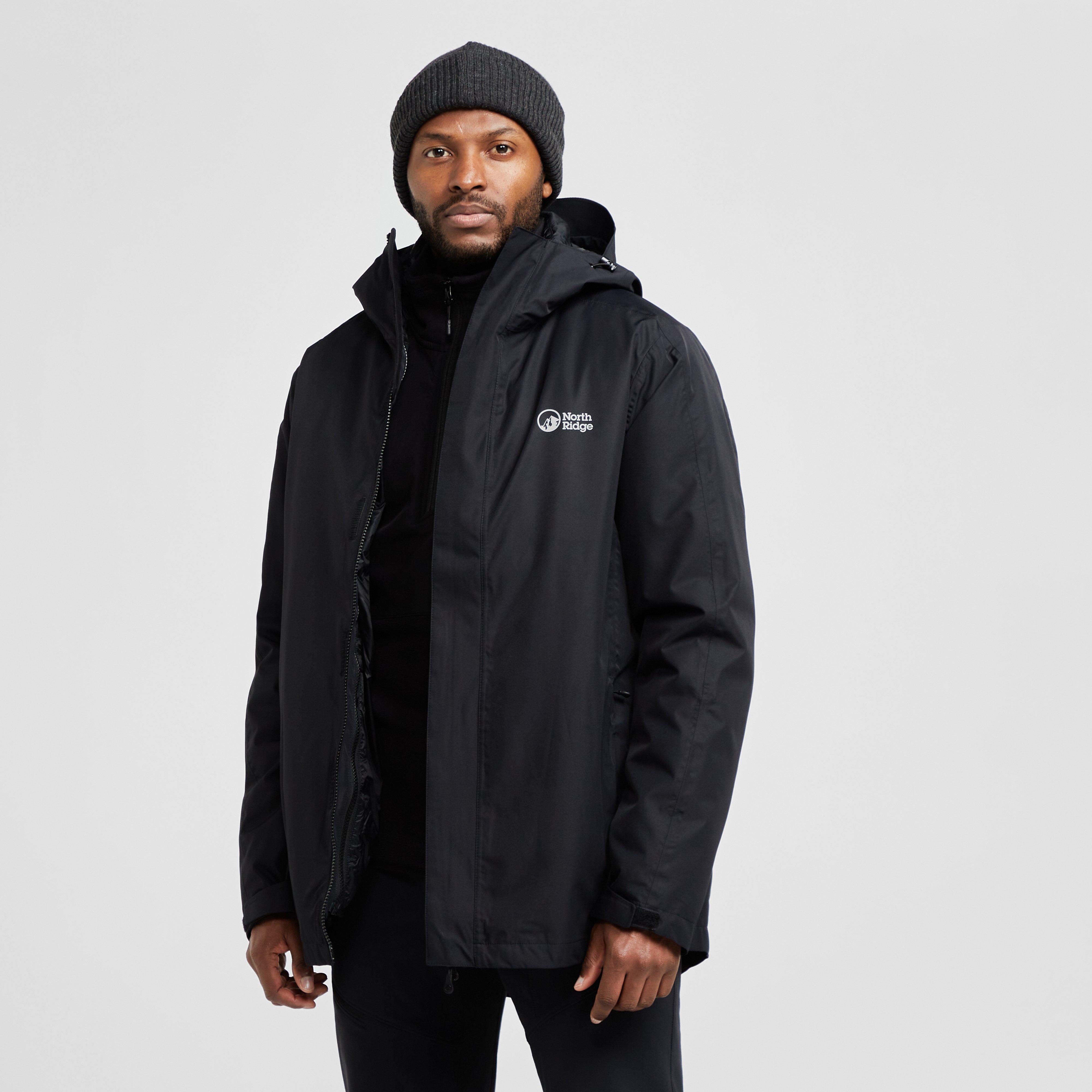 North Ridge Men's Align 3-In-1 Jacket - Black, Black