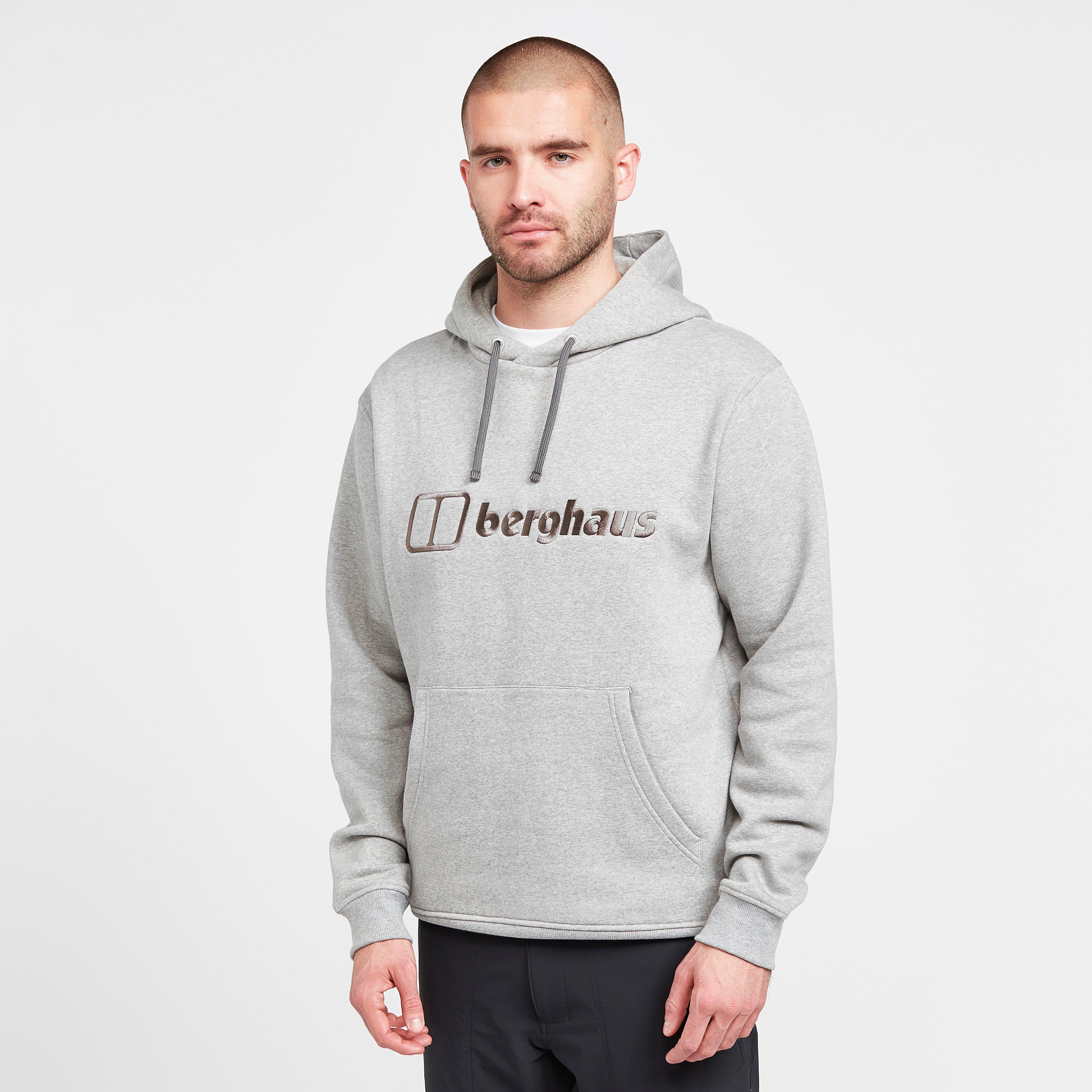 Berghaus Men's Logo Hoodie - Grey, Grey