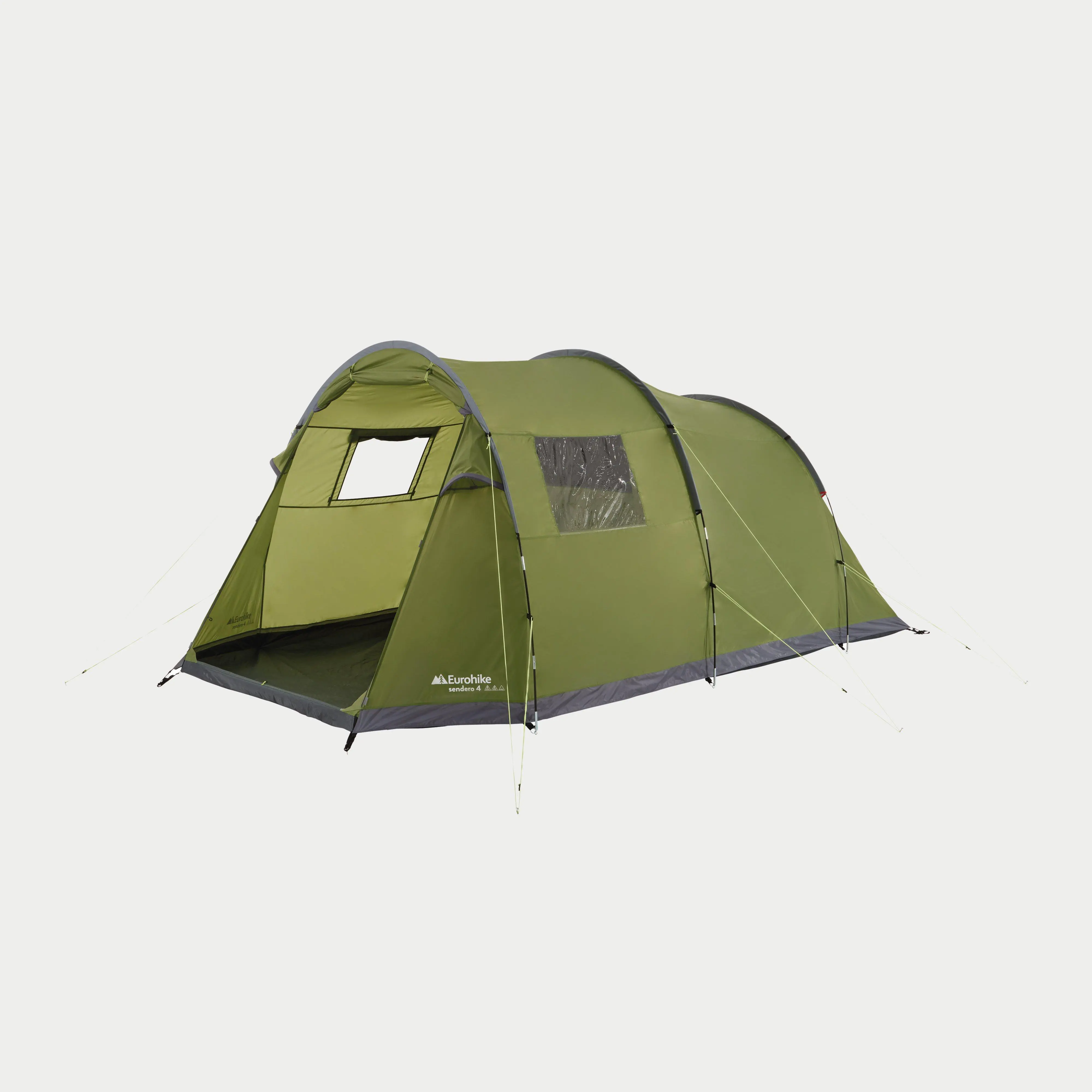 Eurohike Sendero 4 Family Tent - Green, Green
