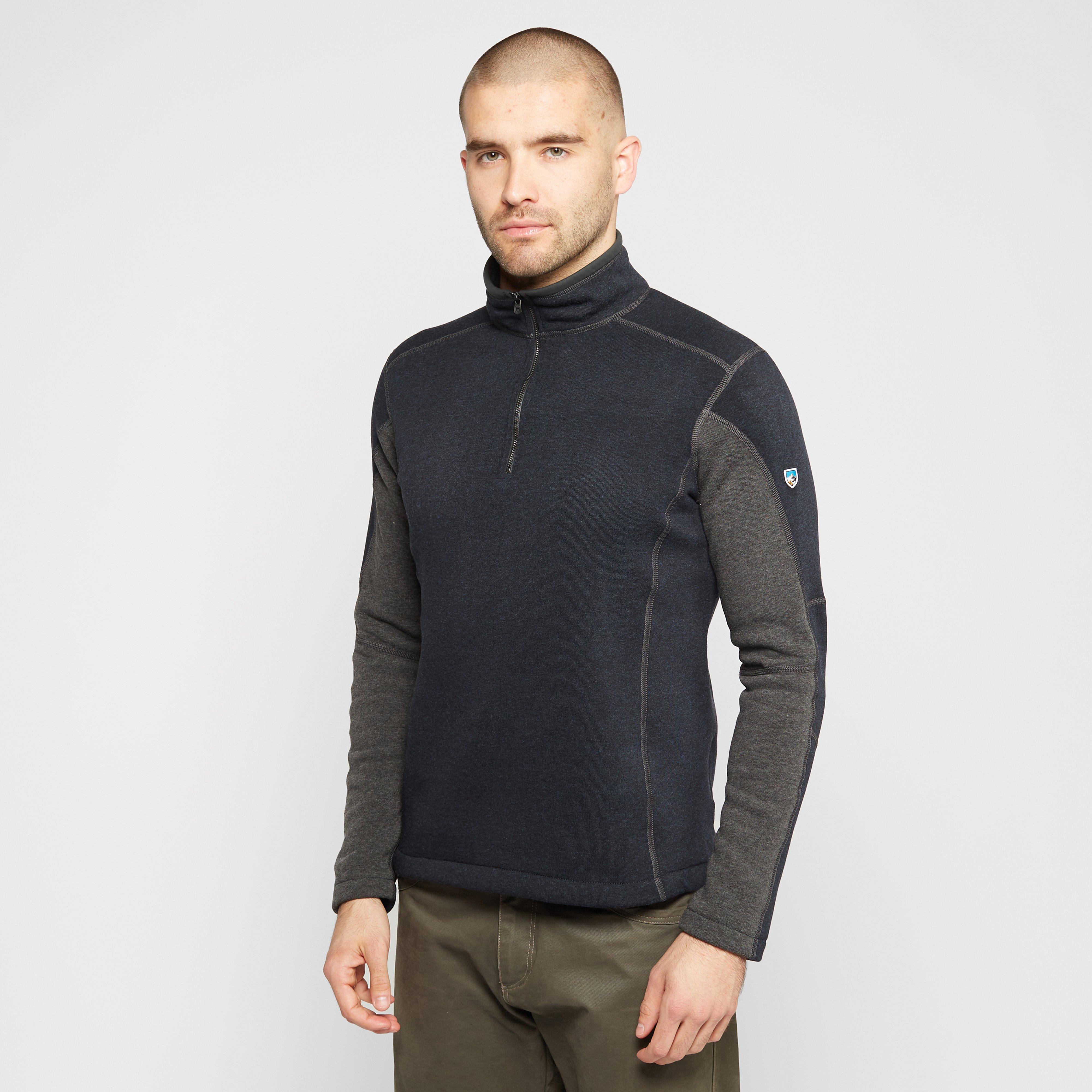 Kuhl Men's Revel ¼ Zip Fleece - Blue, Blue