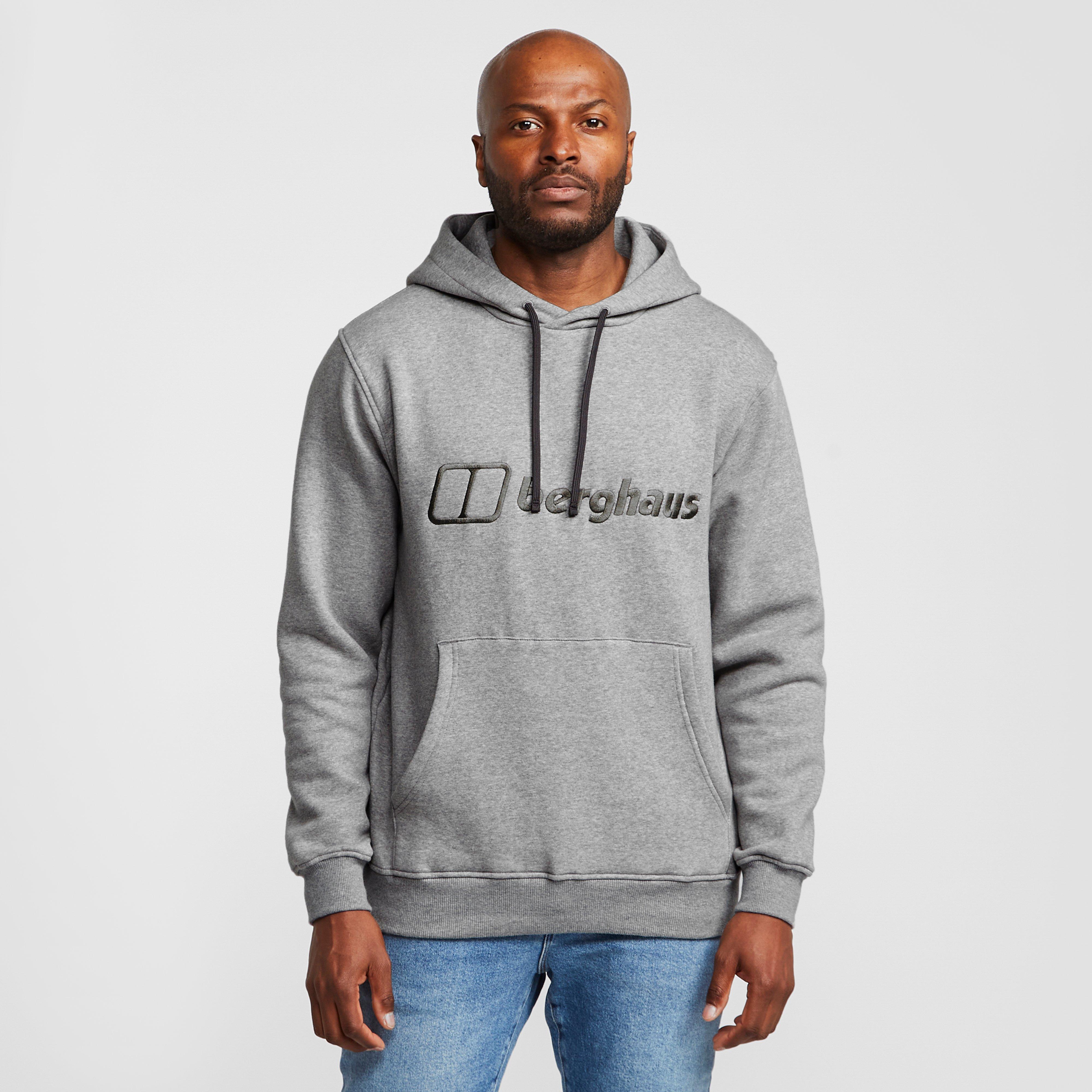 Berghaus Men's Logo Hoodie - Grey, Grey