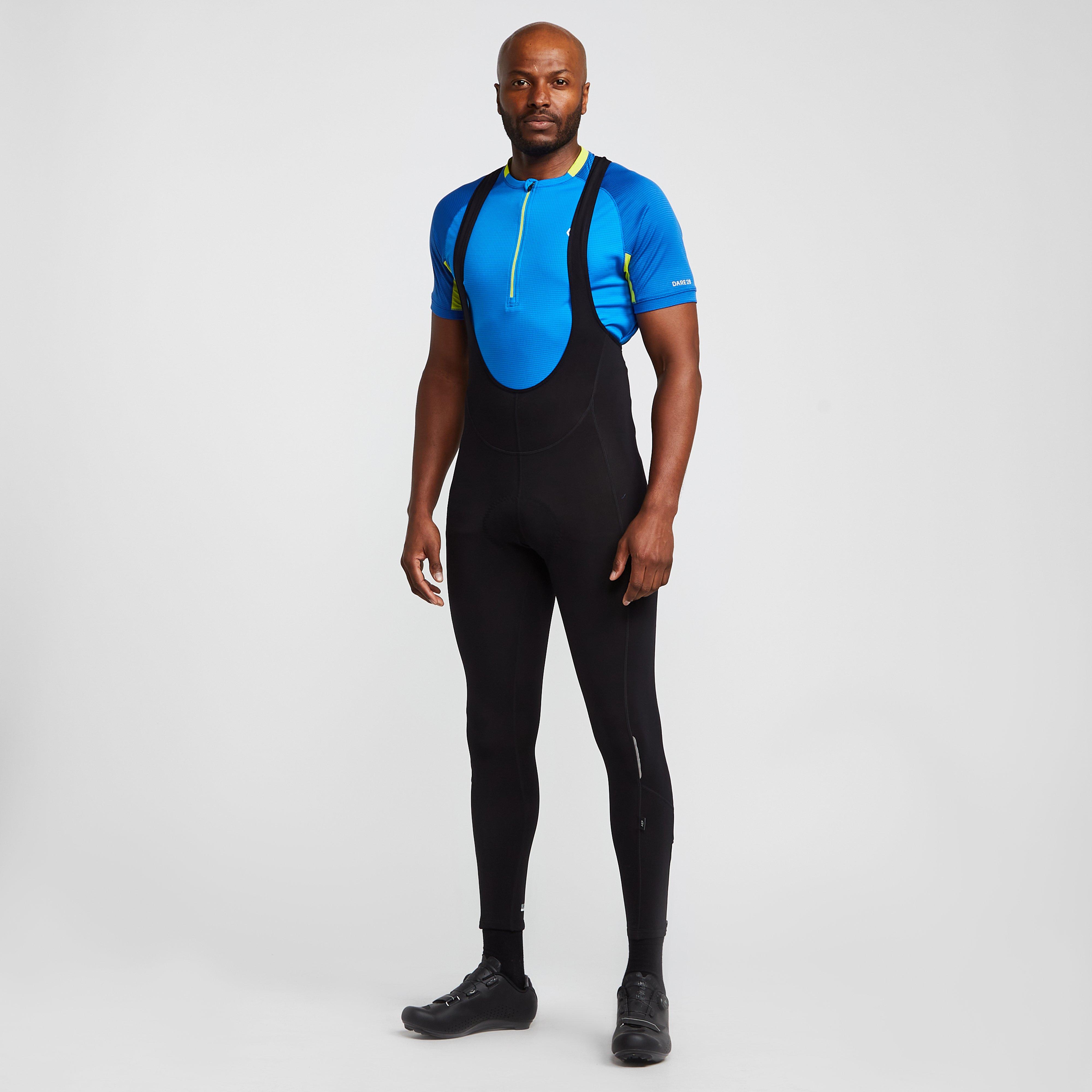 Dare 2B Men's Aep Virtuous Bibbed Cycling Tight - Black, Black