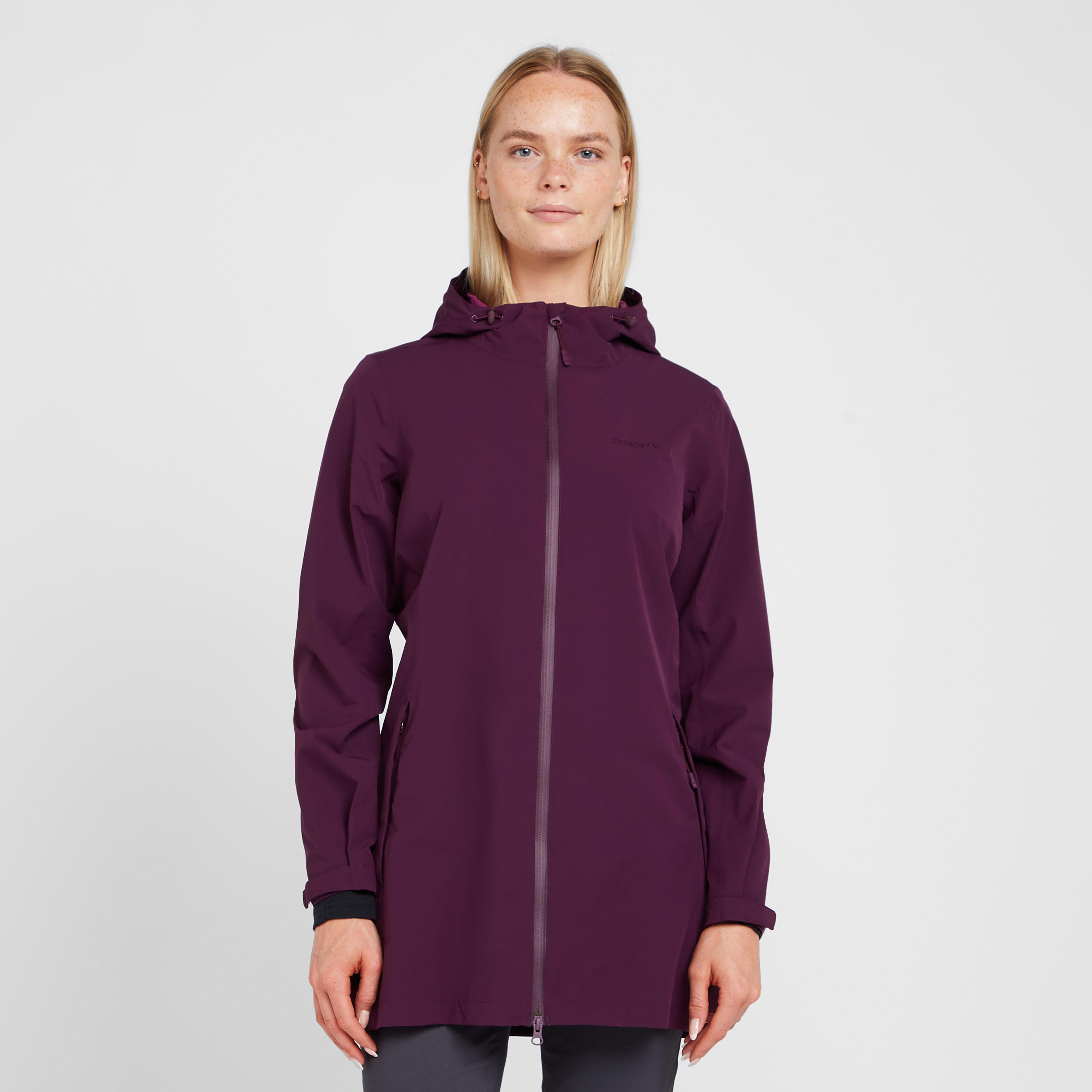 Brasher Women's Coledale Longline Waterproof Jacket - Purple, PURPLE