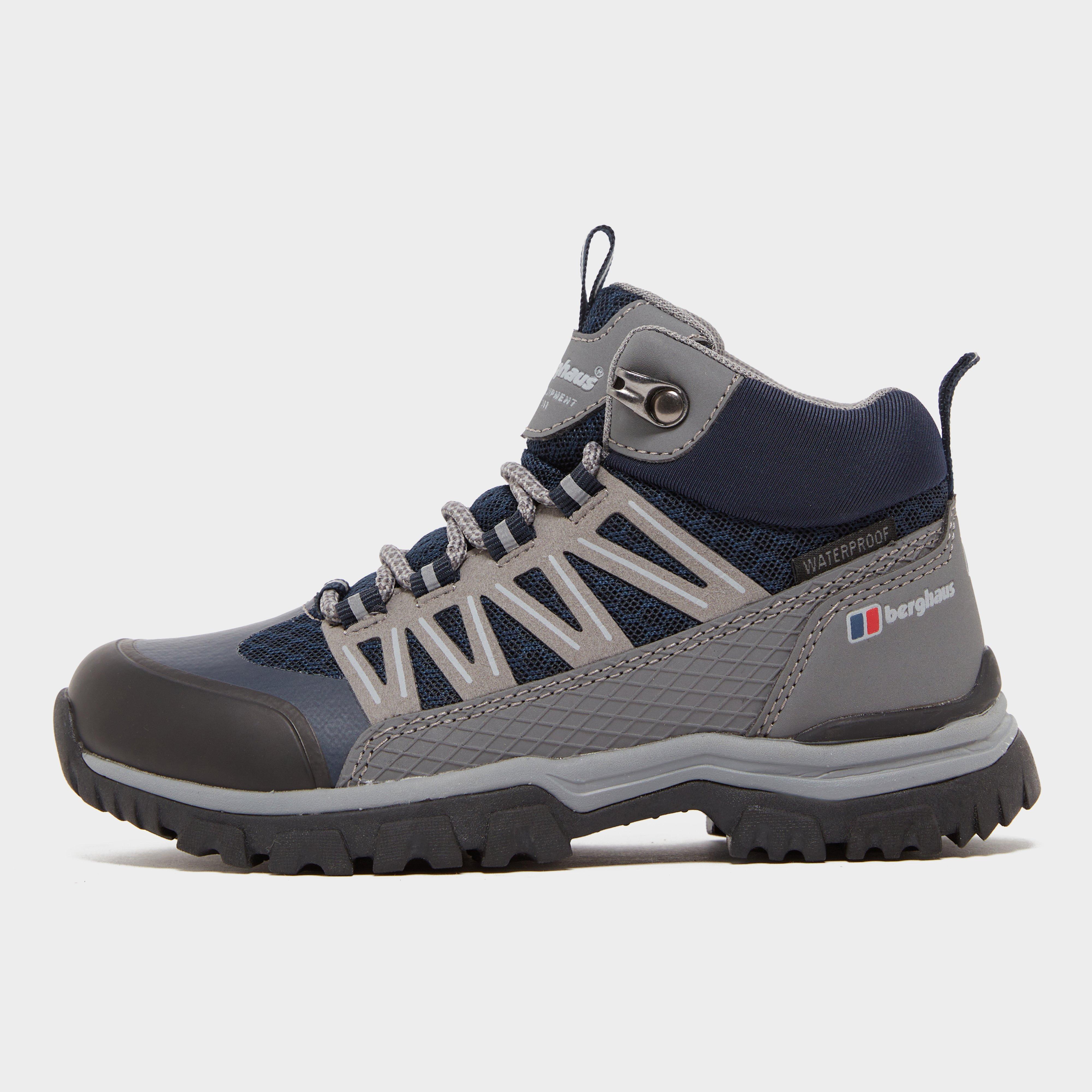 Berghaus Kids' Explorer Mid Waterproof Hiking Boot - Navy, Navy