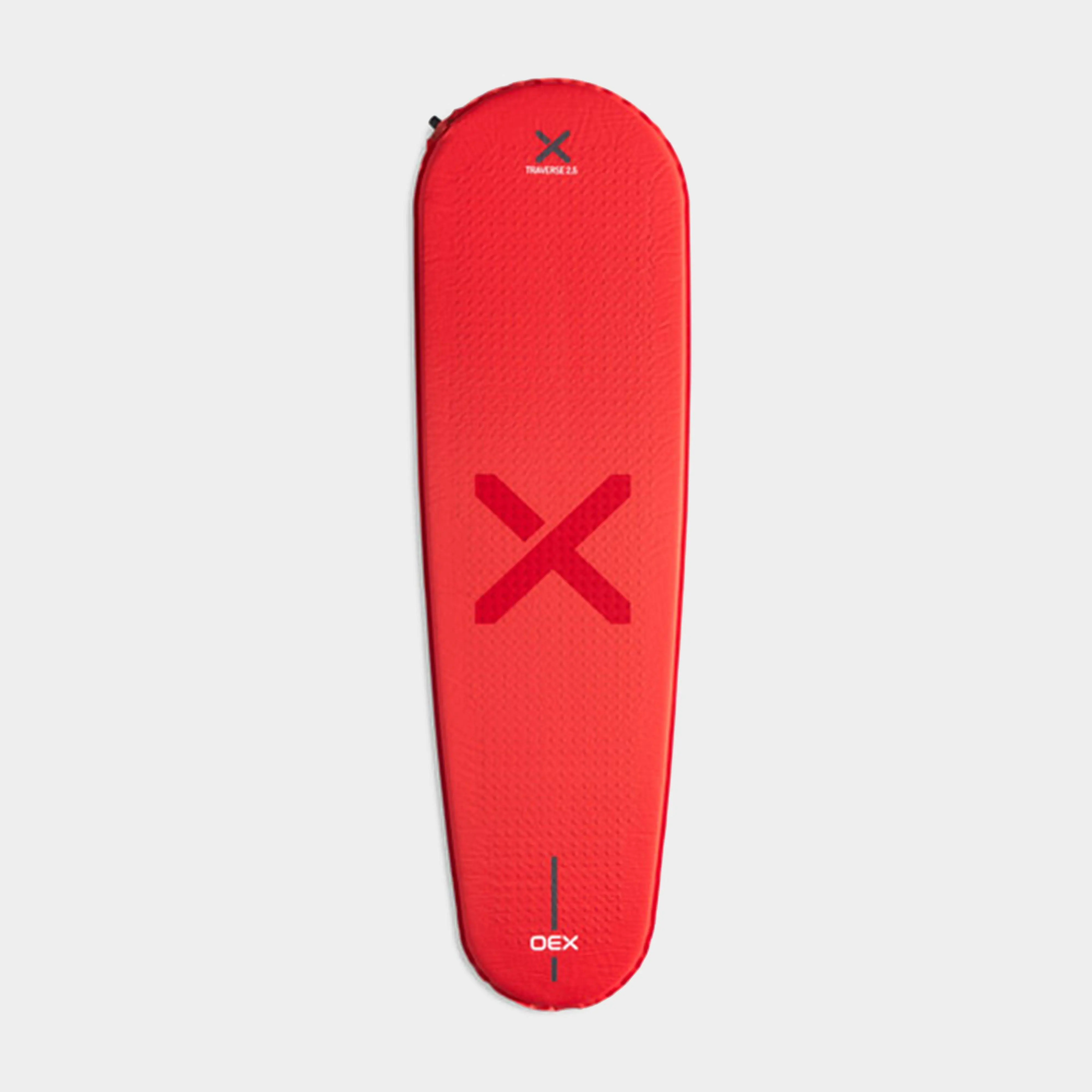 Oex Traverse 2.5 Sleeping Mat - Red, RED