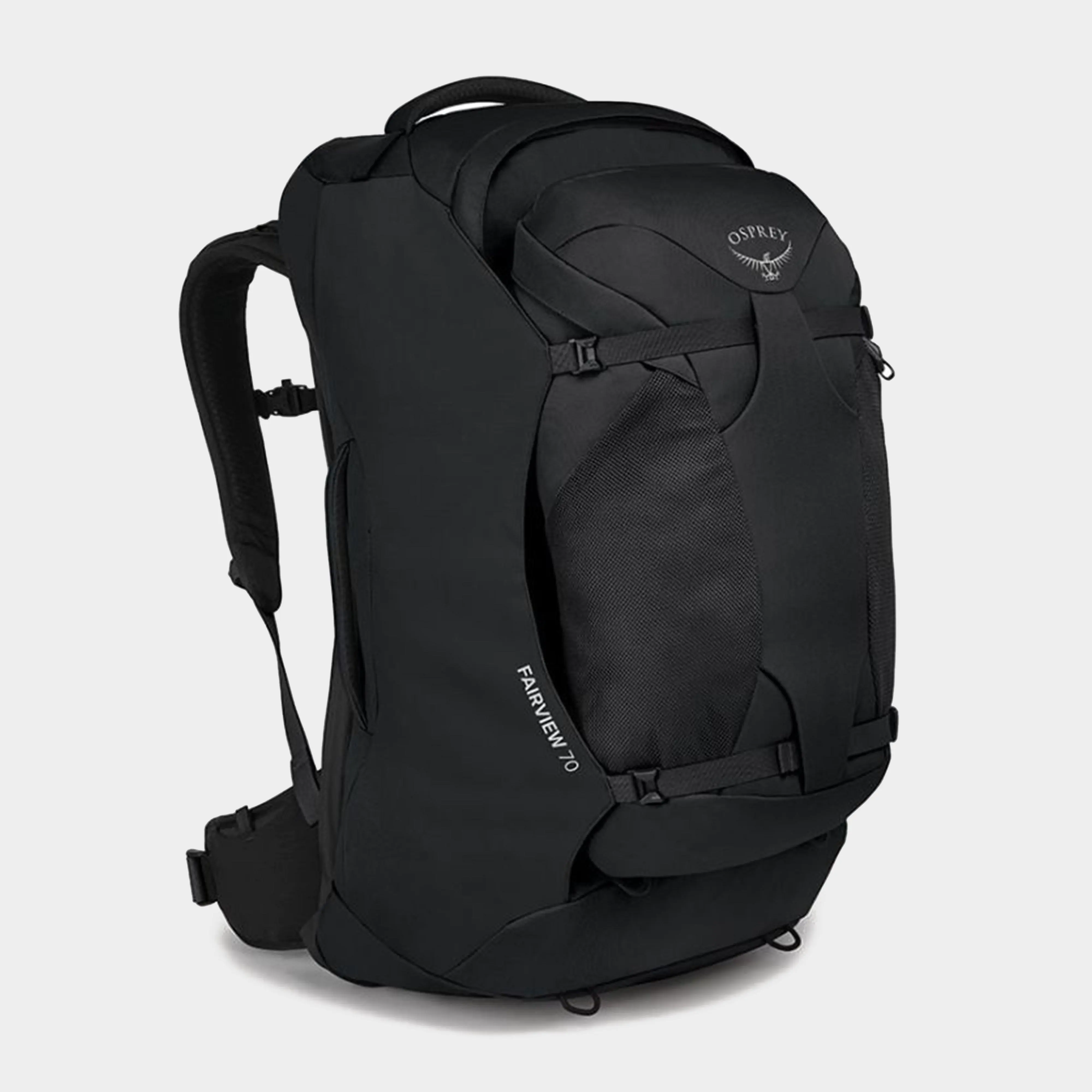 Osprey Women's Fairview 70L Travel Backpack - Black, Black Osprey Women's Fairview 70L Travel Backpack - Black, Black