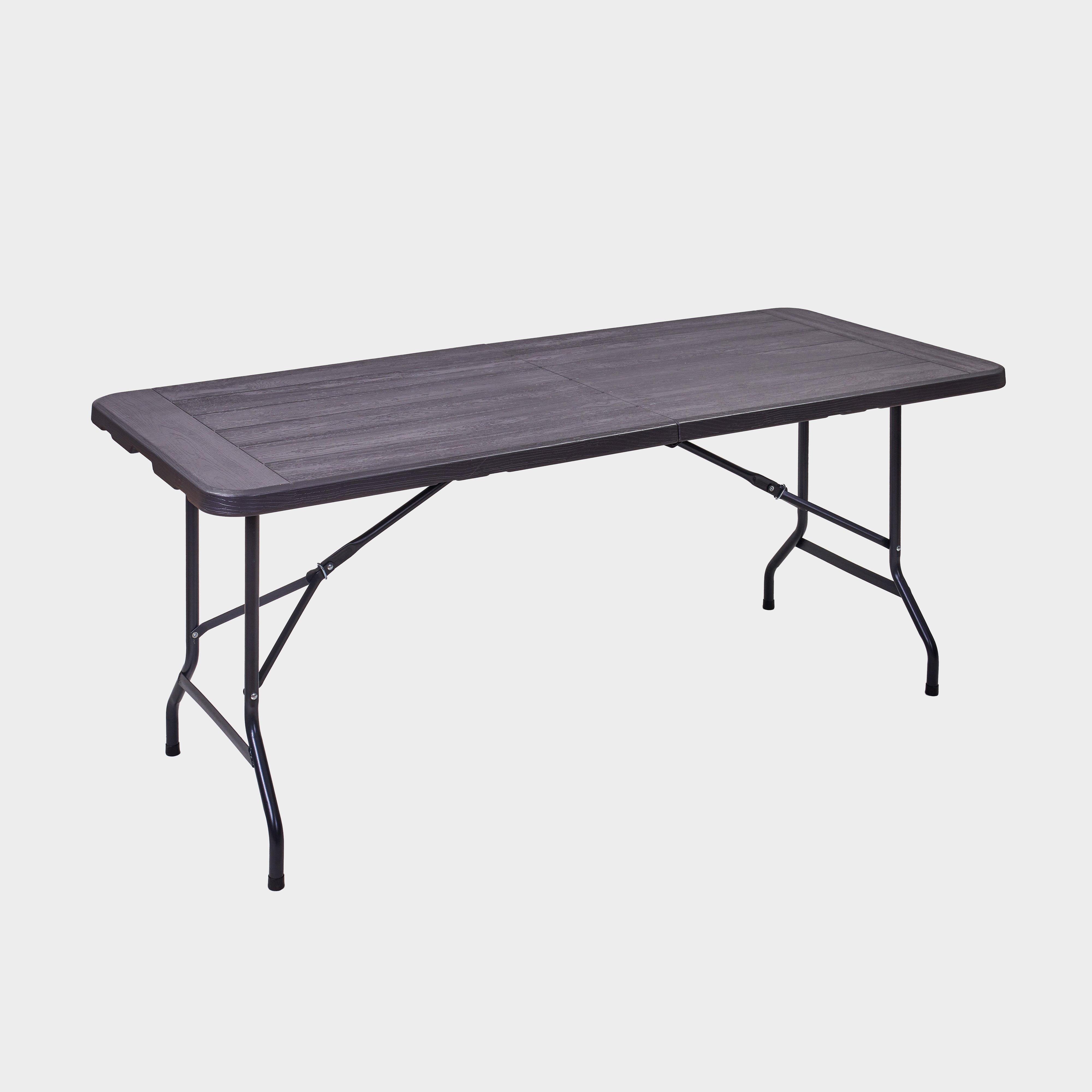 Hi-Gear Richmond 6Ft Folding Table - Brown, Brown