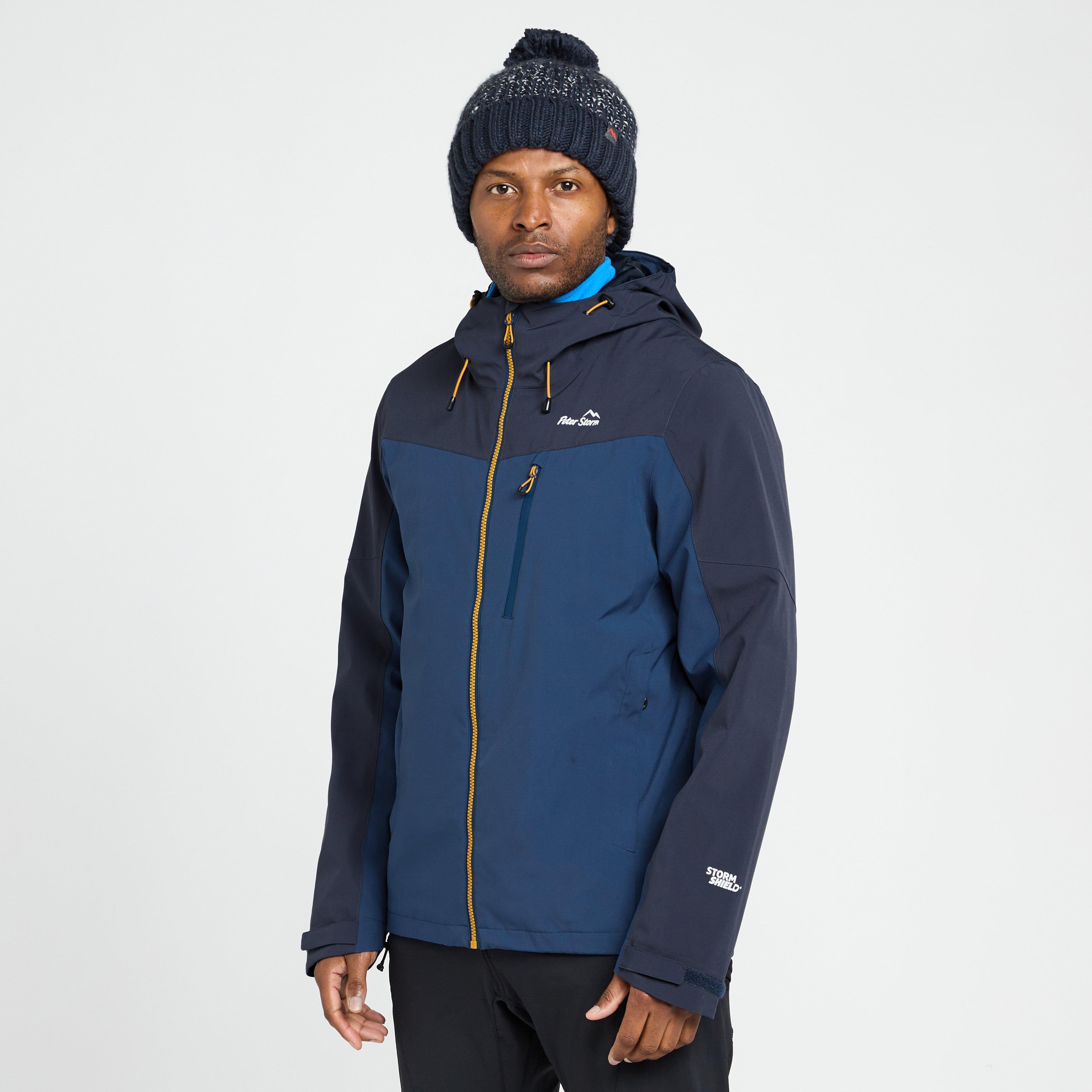 Peter Storm Men's Malham Stretch Waterproof Jacket - Blu, BLU