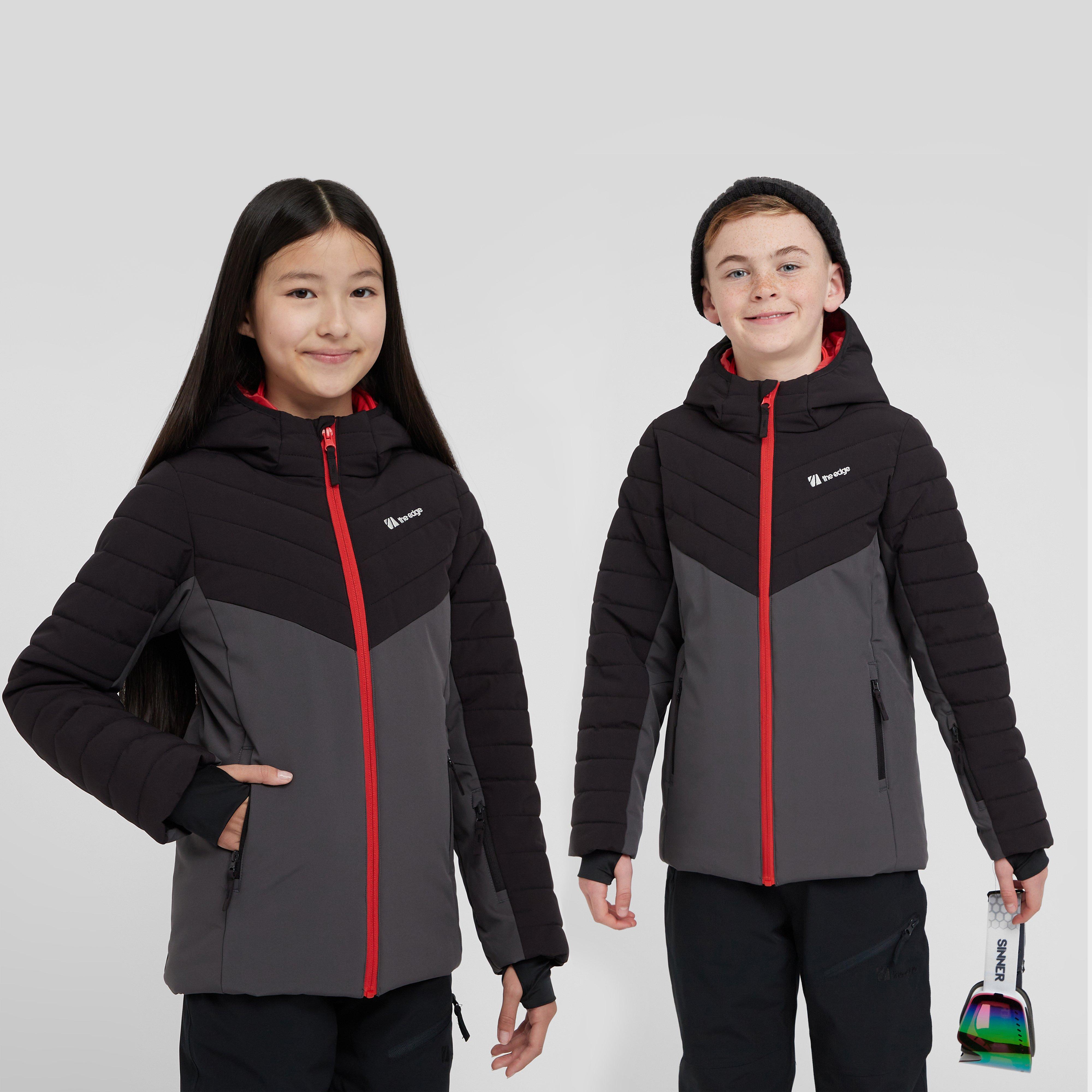 The Edge Kids' Sun Peaks Insulated Baffle Jacket - Bl, BL