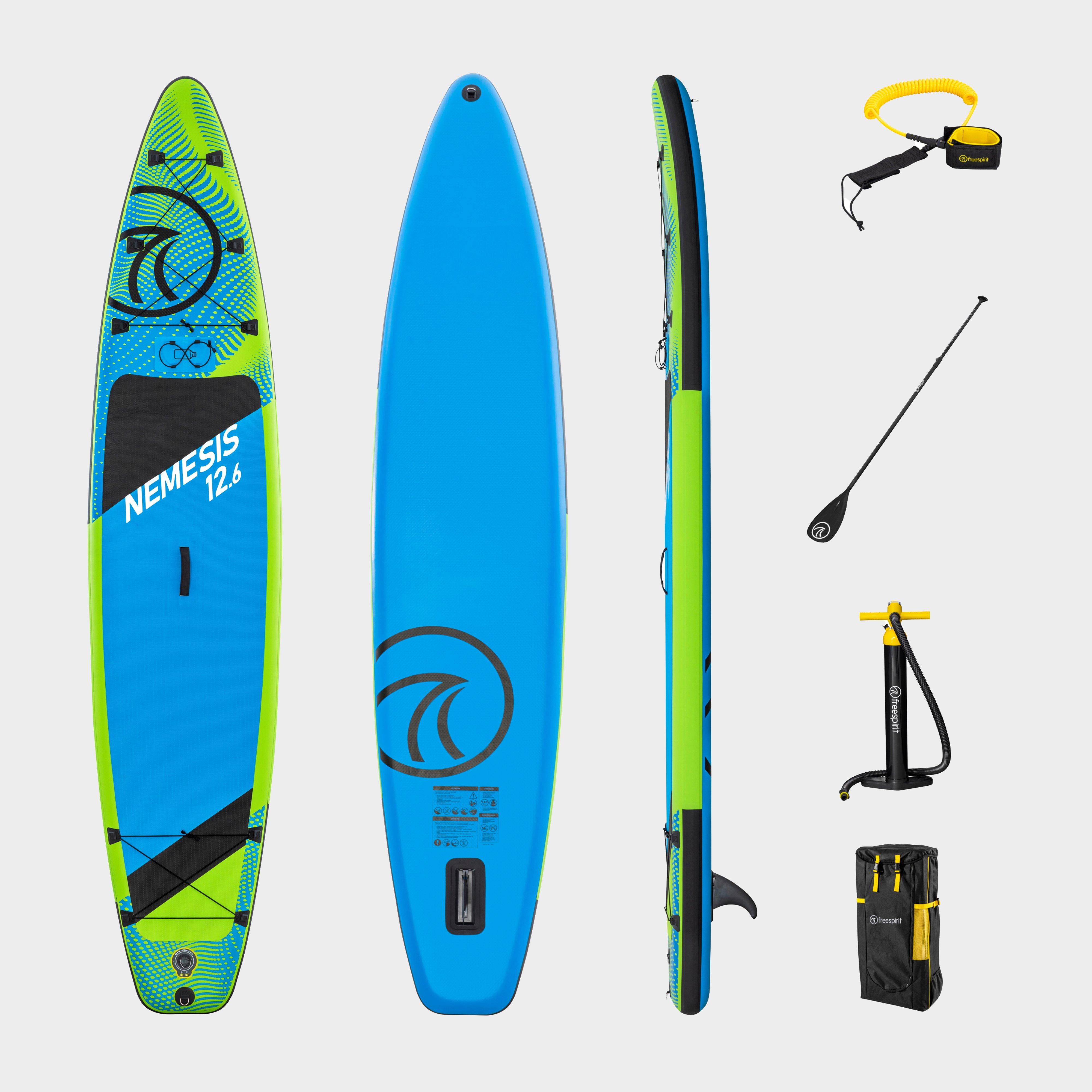 Freespirit Nemesis 12.6Ft Paddle Board Set, 6FT