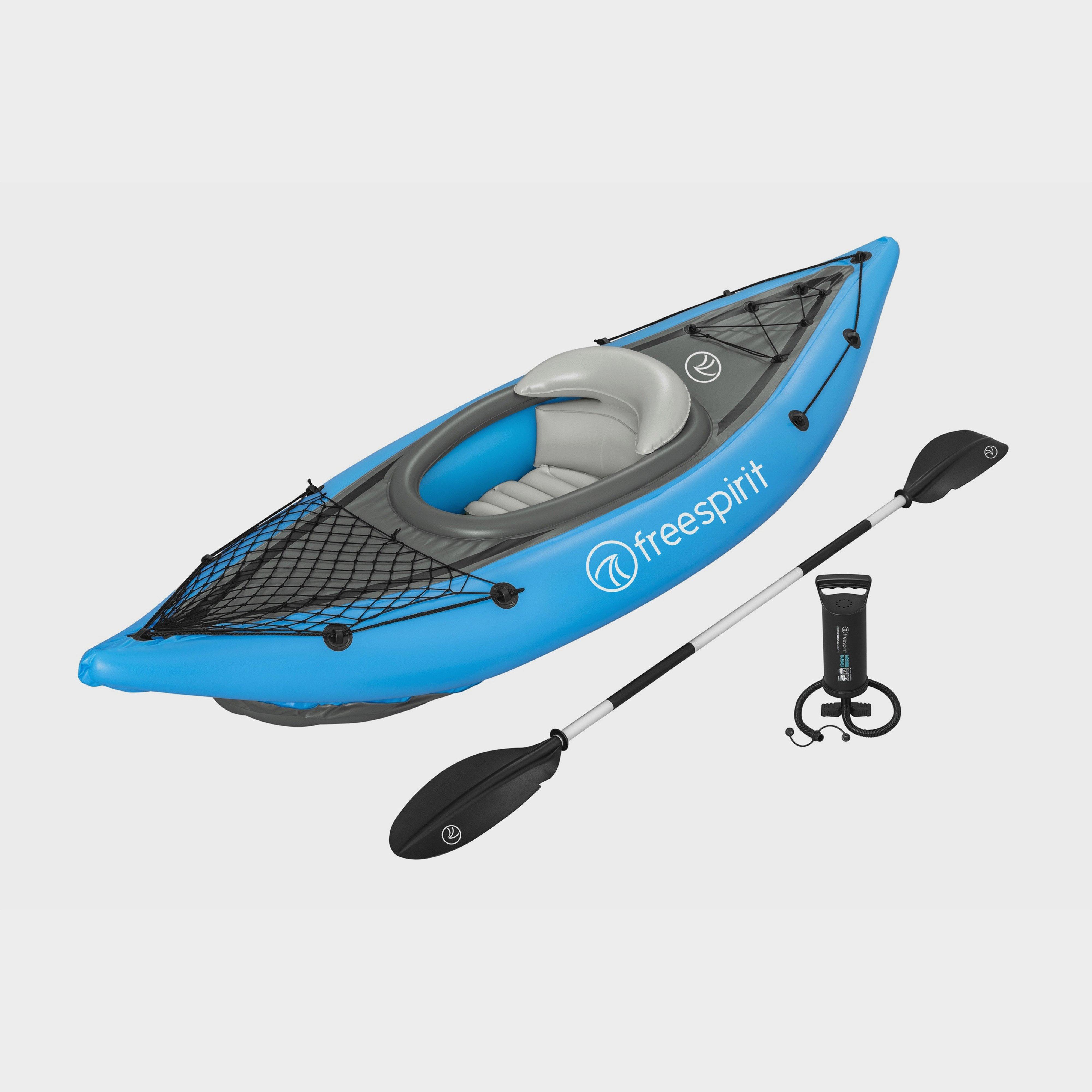Freespirit Sobek 1 Inflatable Kayak Set - Blu, BLU