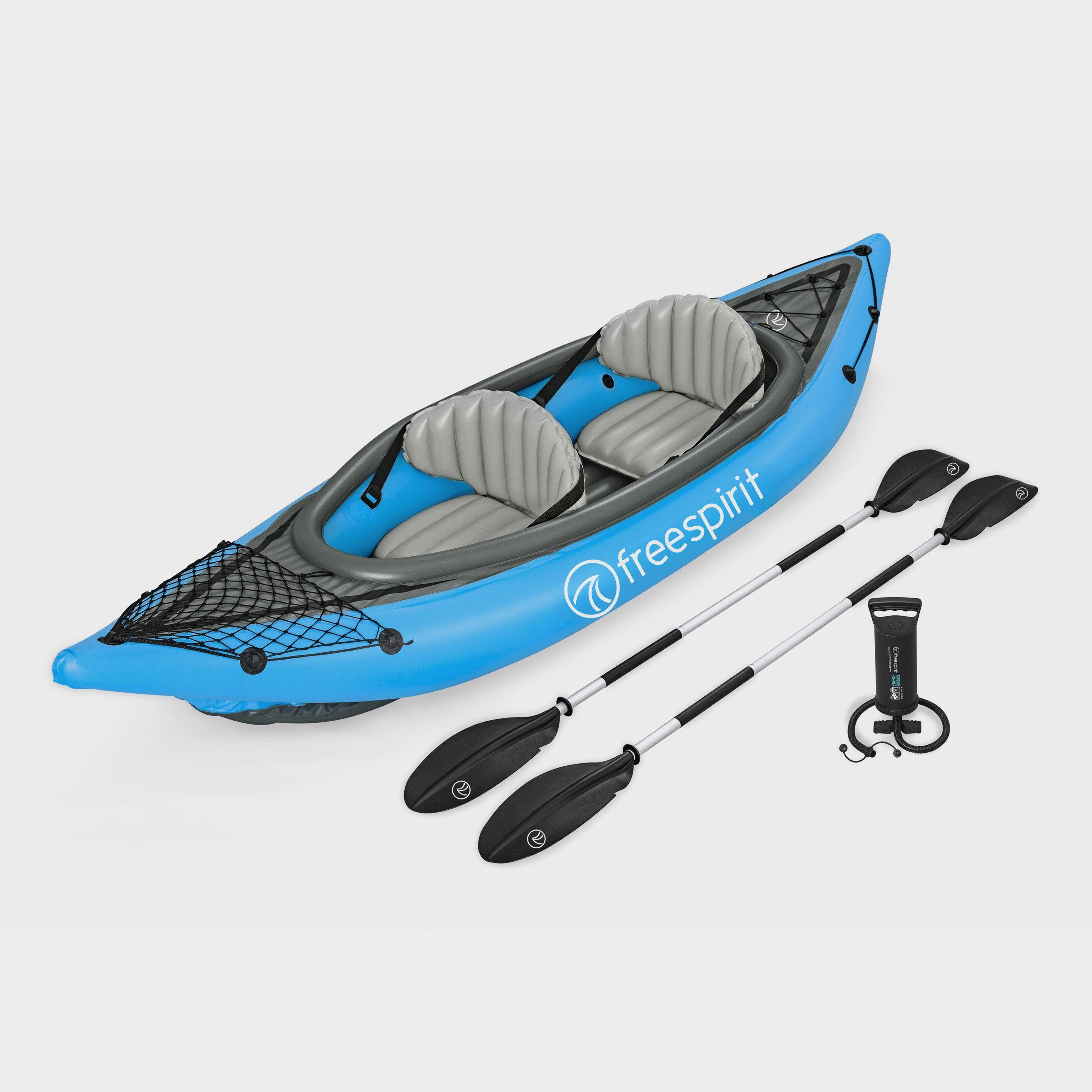 Freespirit Sobek 2 Inflatable Kayak Set - Blu, BLU