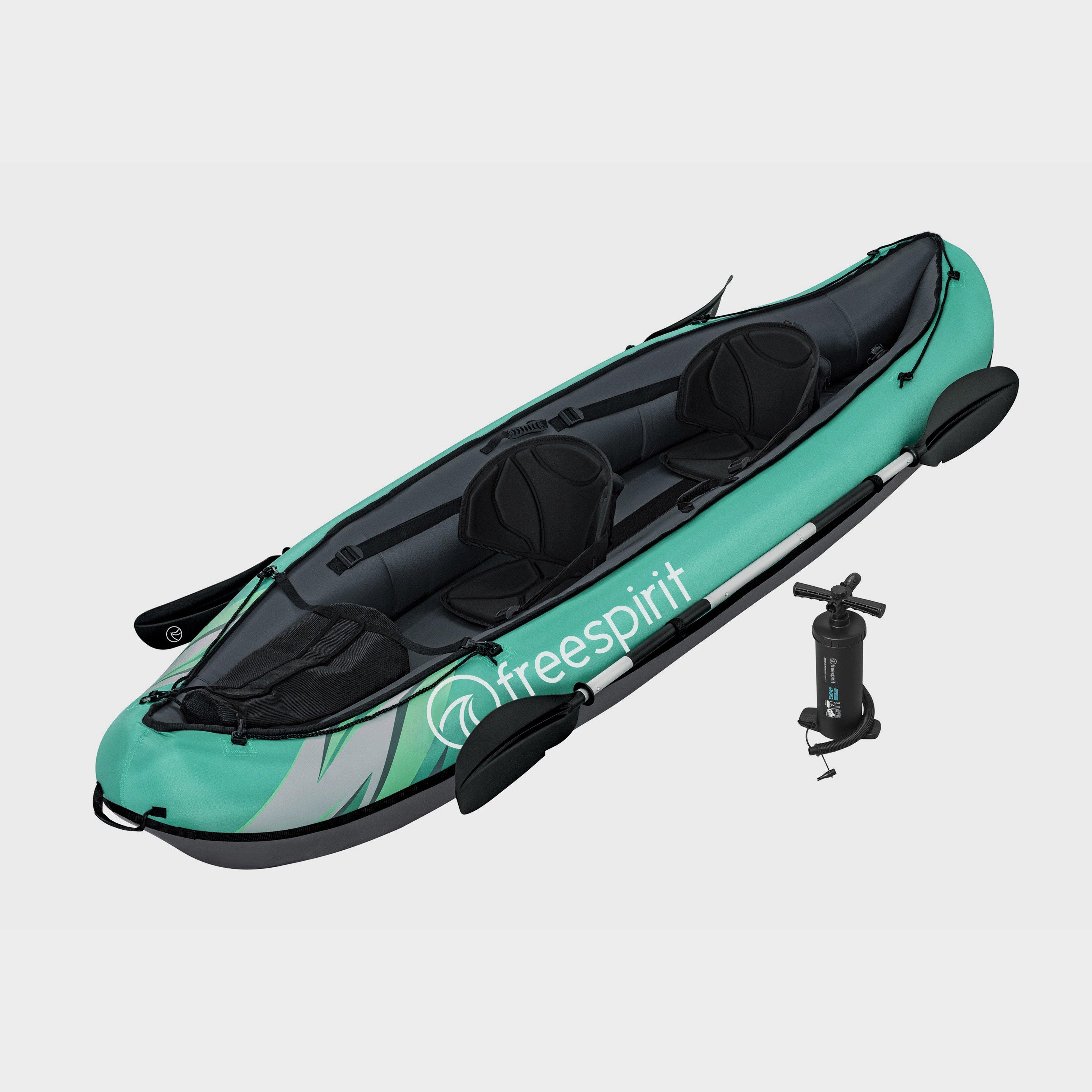 Freespirit Varuna 2 Inflatable Kayak Set - Grn, GRN