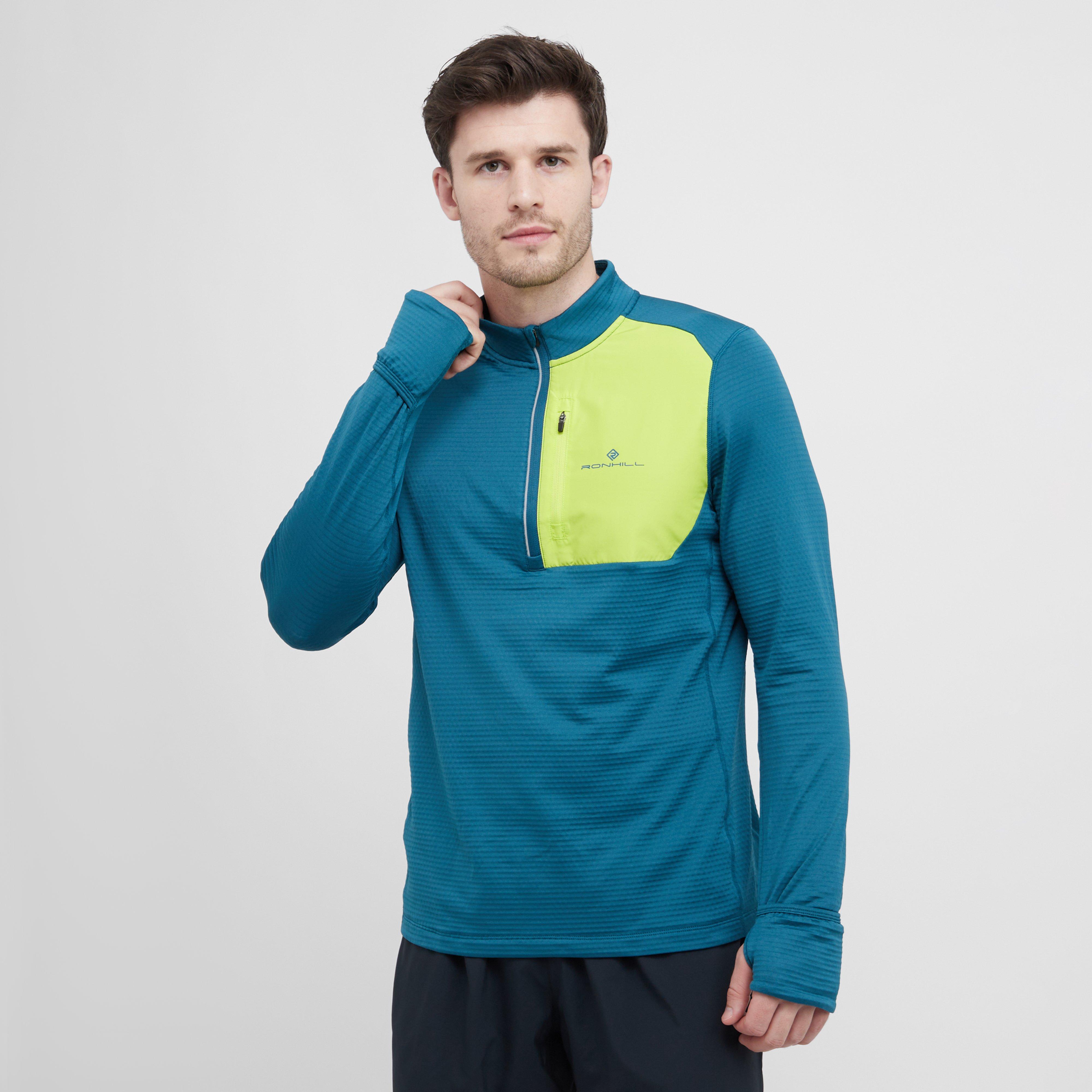 Ronhill Men's Tech Half Zip Top - Tea, TEA Ronhill Men's Tech Half Zip Top - Tea, TEA