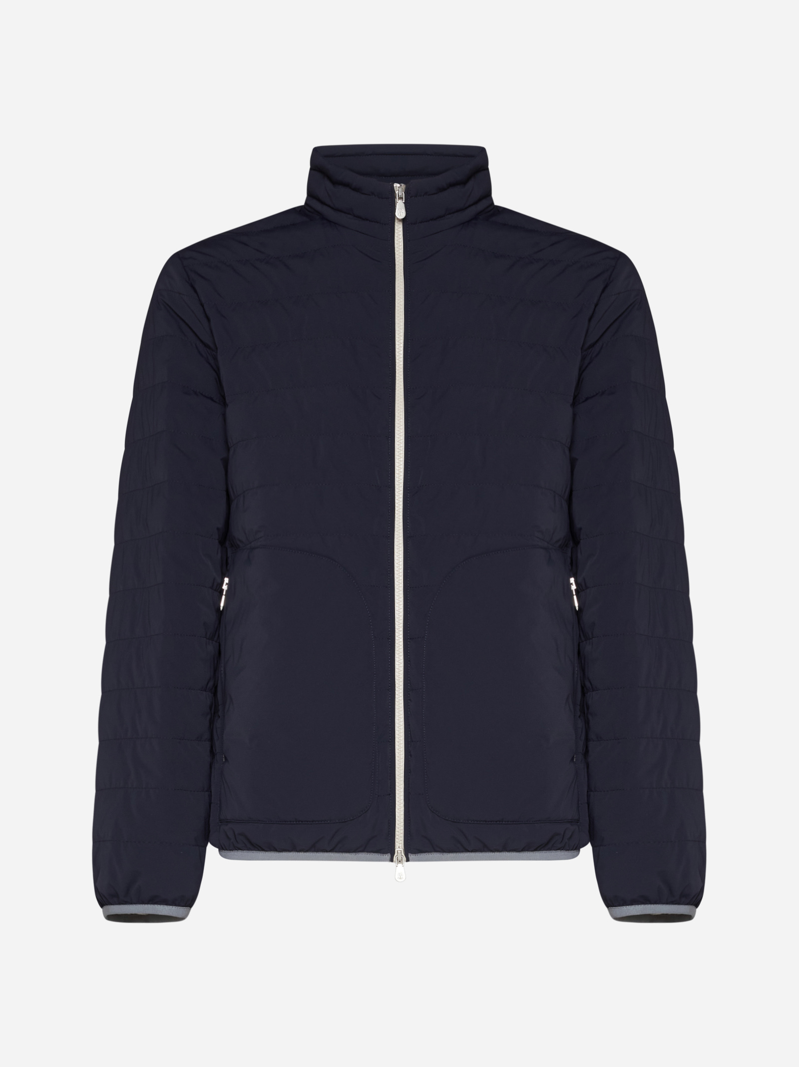 Brunello Cucinelli Navy Lightweight Padded Down Jacket