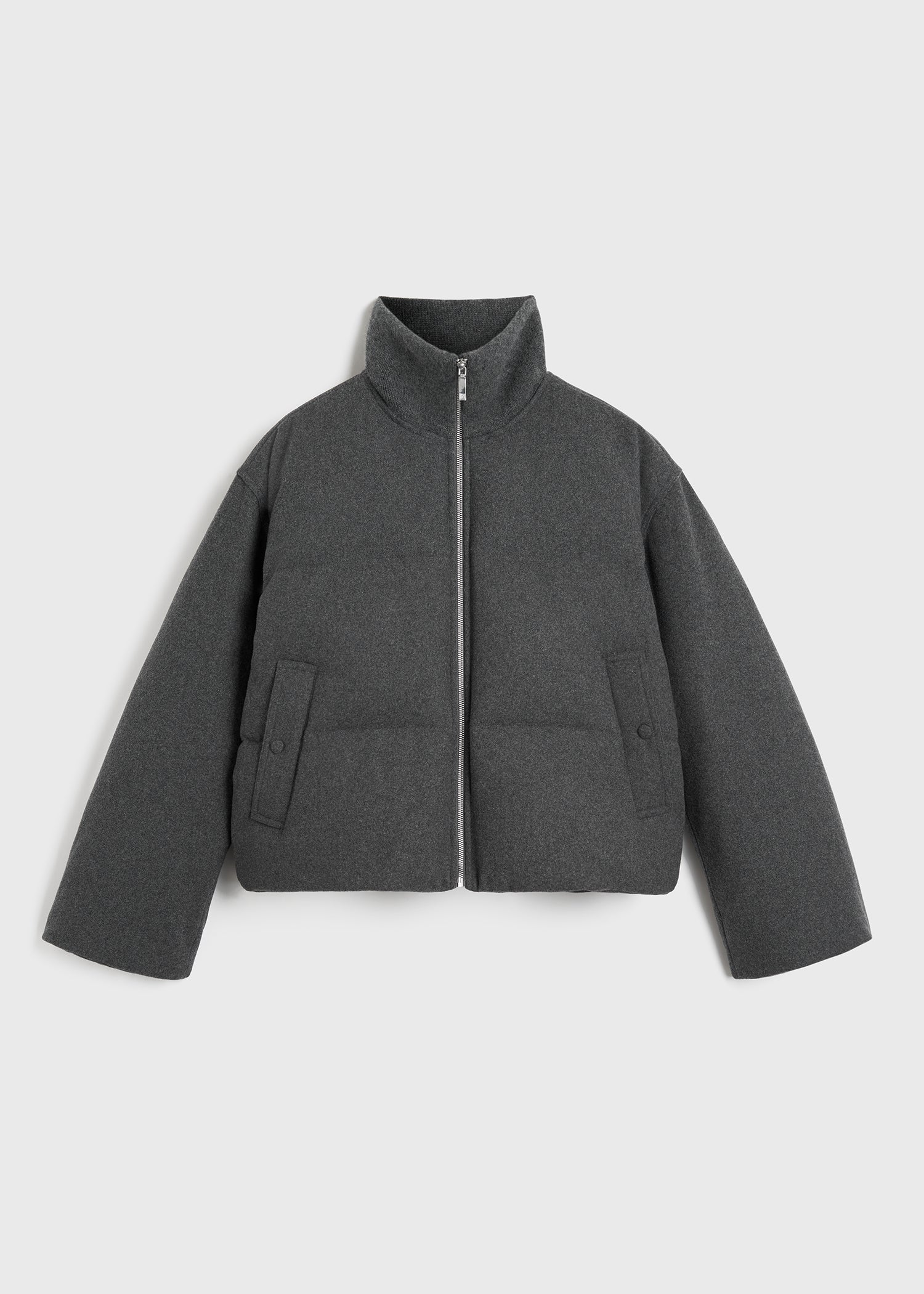 Toteme Felted Zip-Up Padded Jacket (pa_size1: 34)