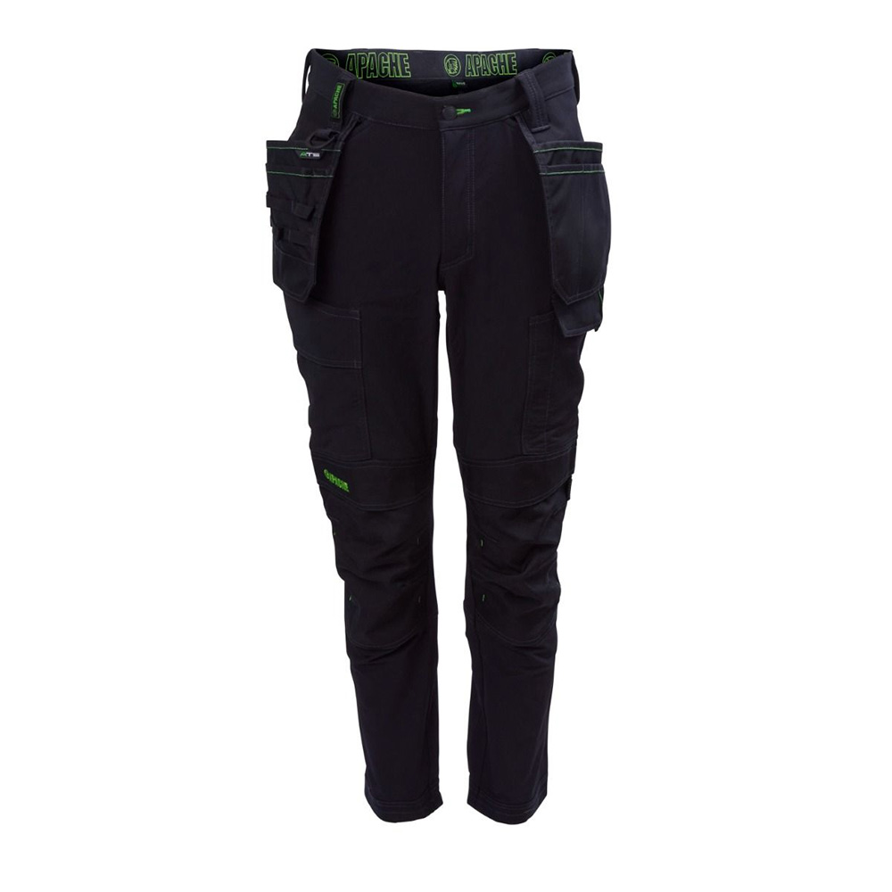 Apache Mens Calgary Stretch Work Trousers (Black)