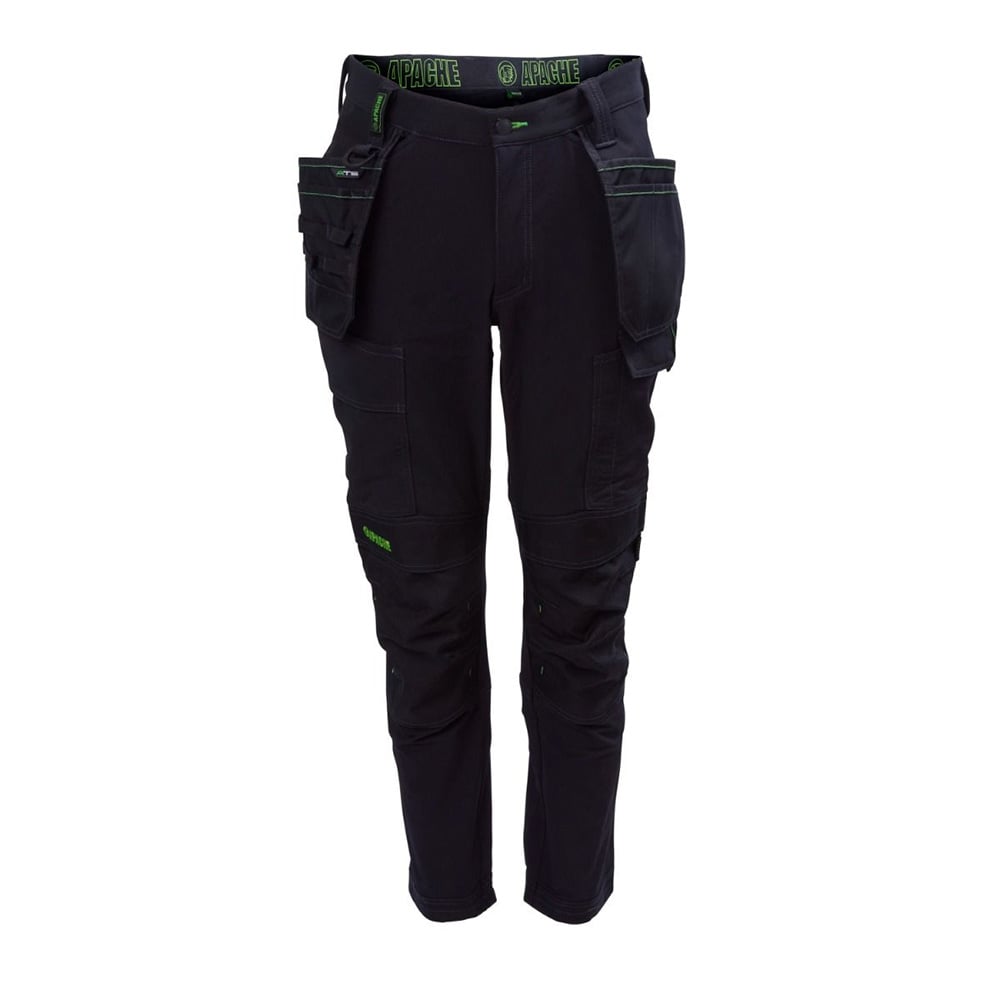 Apache Mens Calgary Stretch Work Trousers (Black)