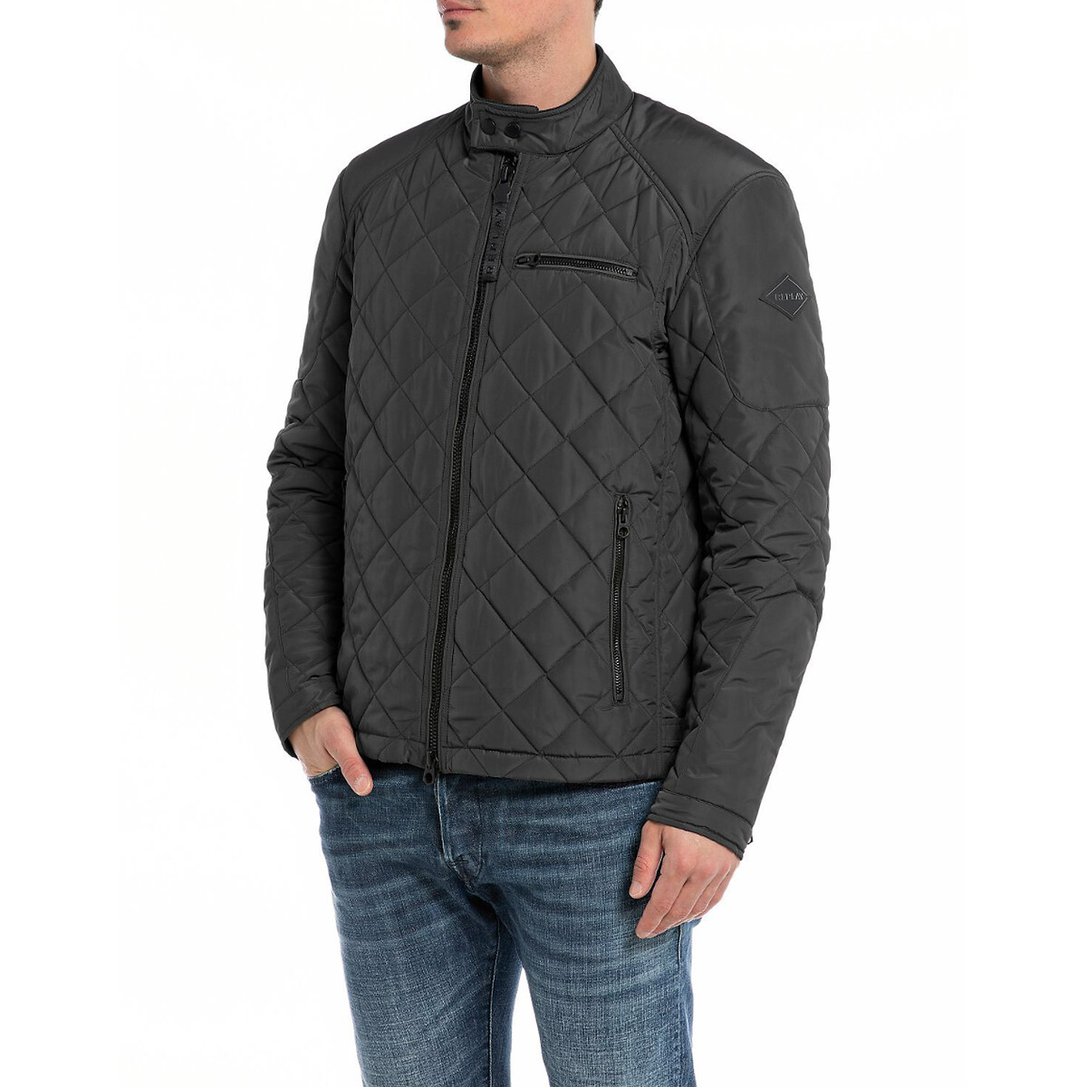 Straight Fit Biker Jacket