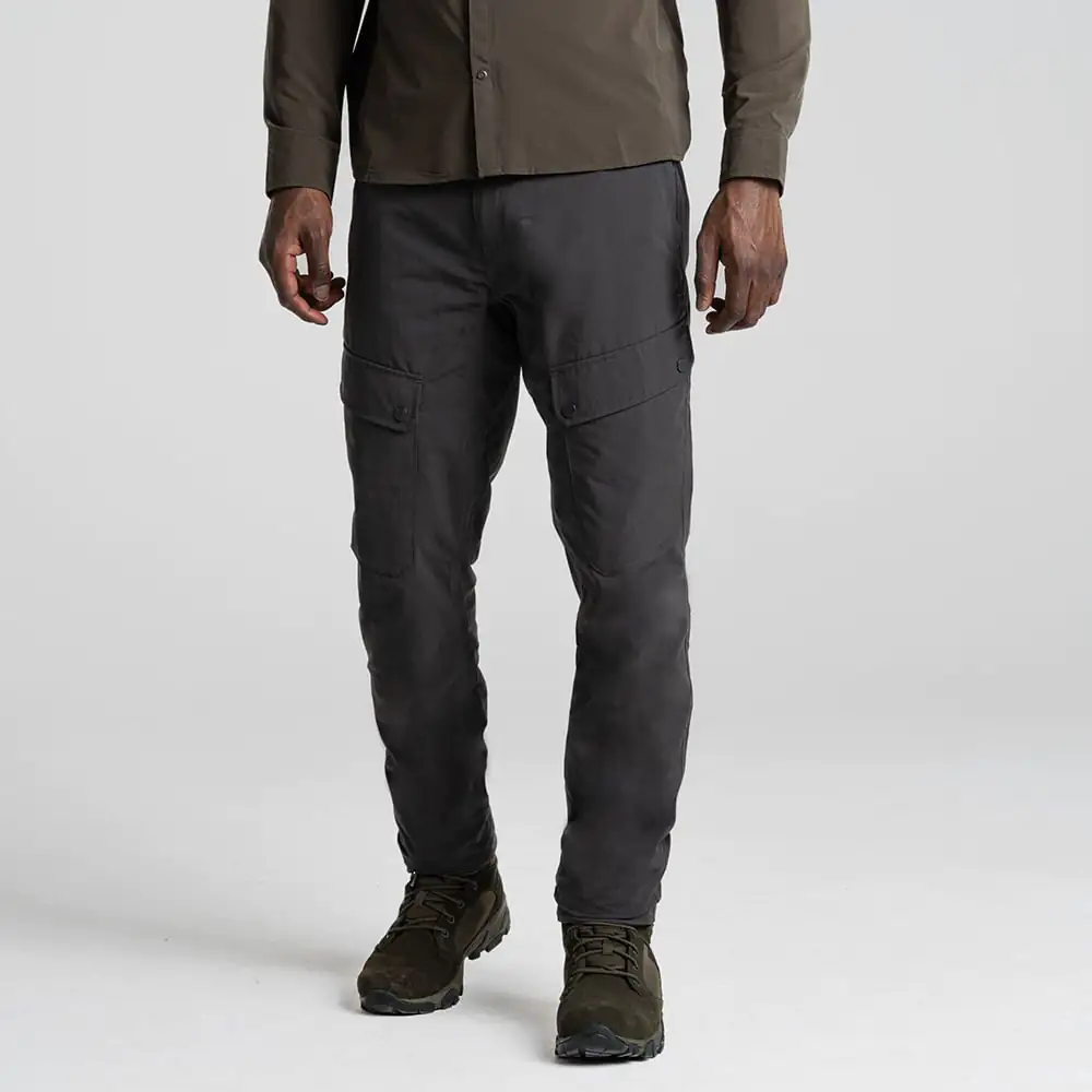 Craghoppers Mens NosiLife Adventure Trousers (Black Pepper)