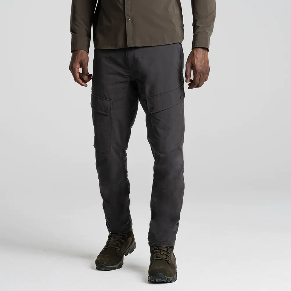 Craghoppers Mens NosiLife Adventure Trousers (Black Pepper)