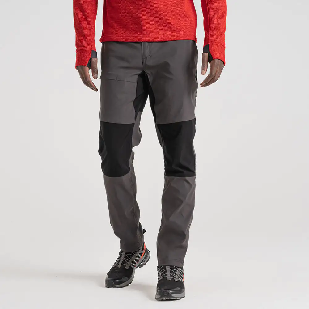 Craghoppers Mens Kiwi Pro Active Trousers (Black Pepper)