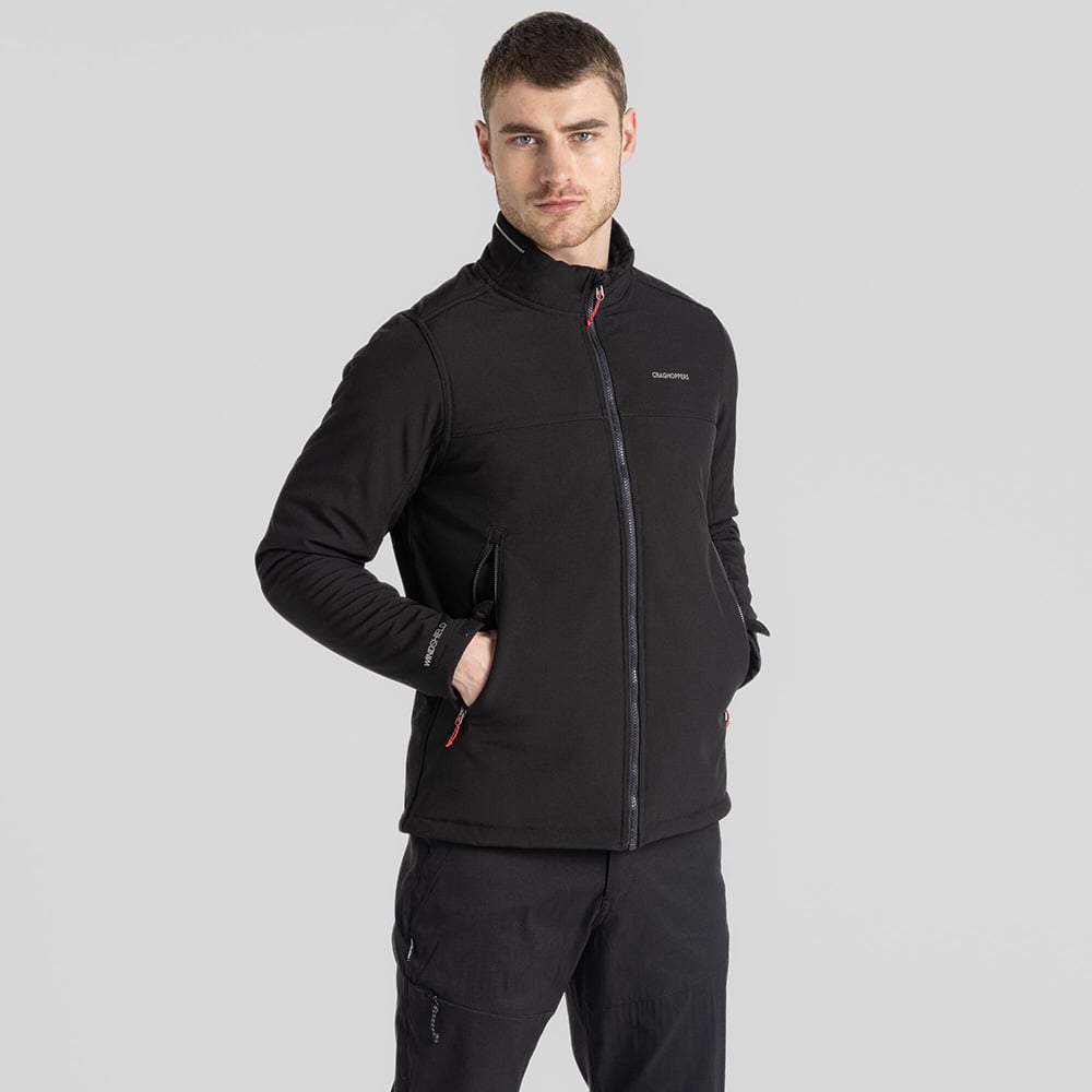 Craghoppers Mens Pembroke Softshell Jacket (Black)