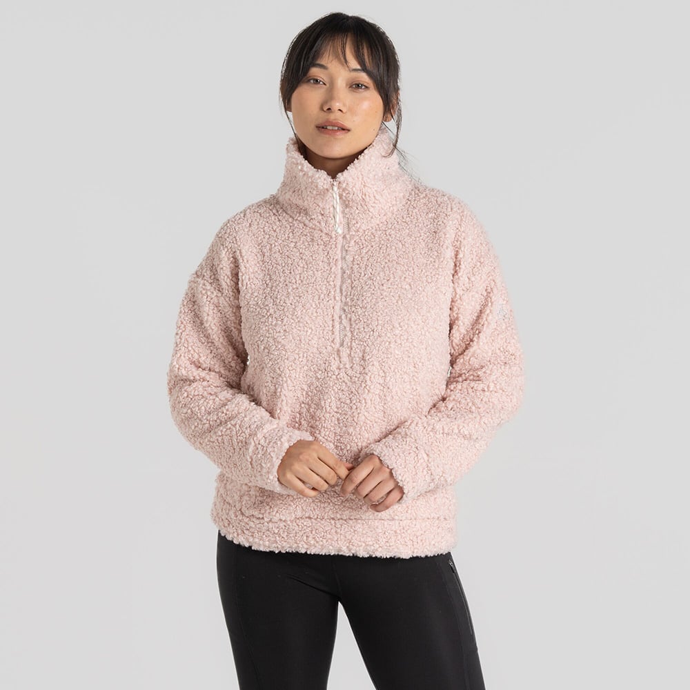 Craghoppers Womens Ciara Half Zip Fleece (Pink Dusk)