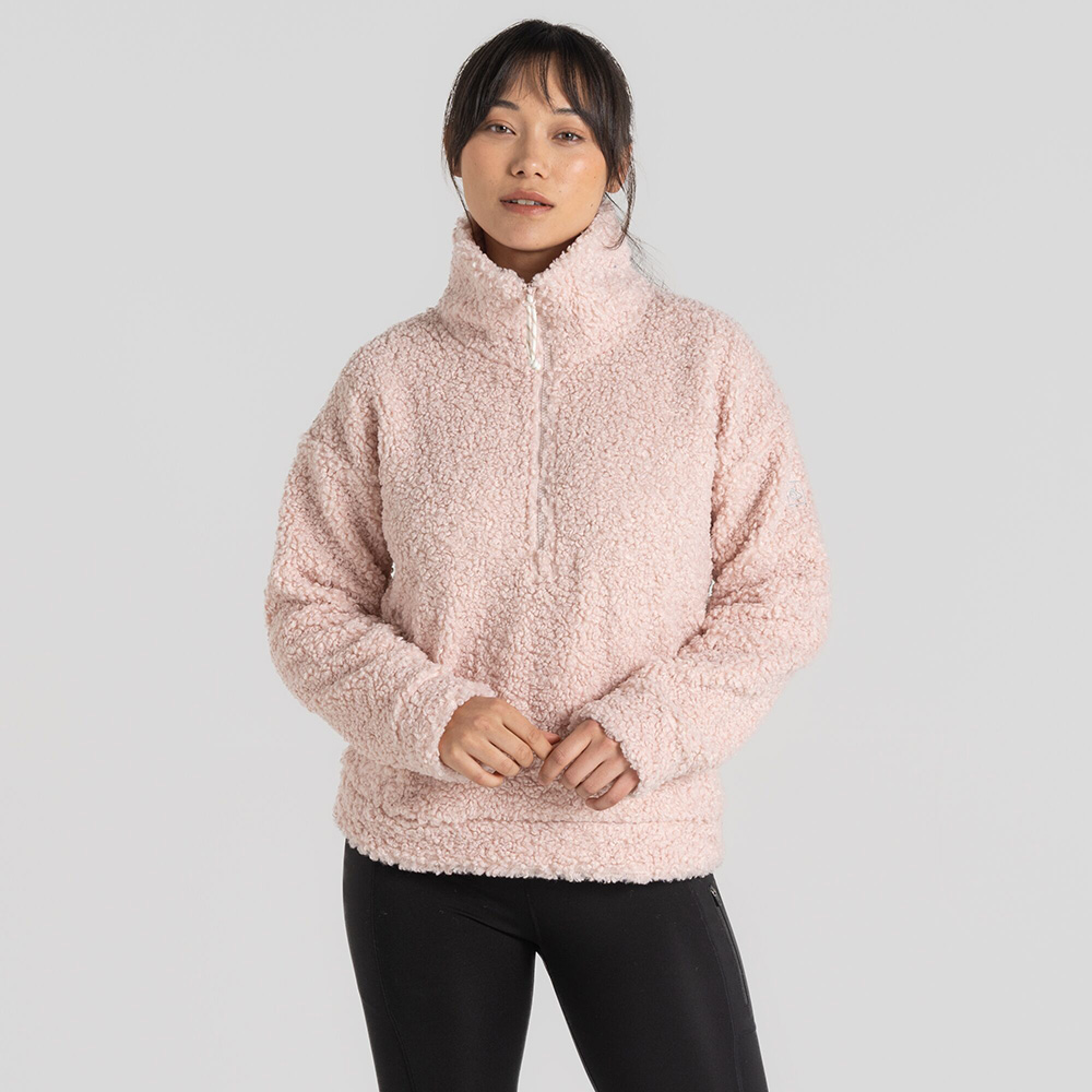 Craghoppers Womens Ciara Half Zip Fleece (Pink Dusk)