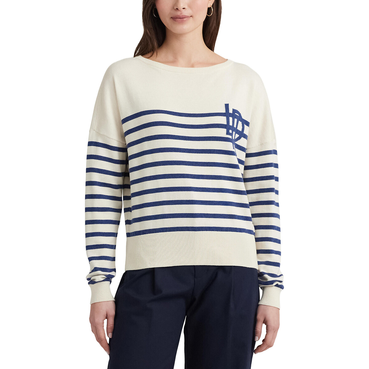 Hainvette Breton Striped Jumper in Cotton