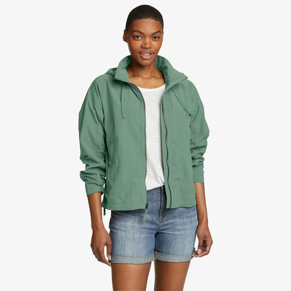 Eddie Bauer Womens Windpac Jacket (Mineral Green)