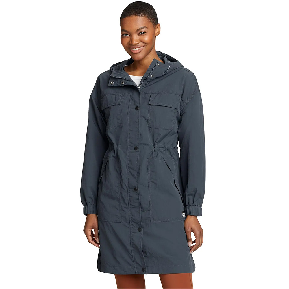 Eddie Bauer Womens Windburst Duster (Storm)